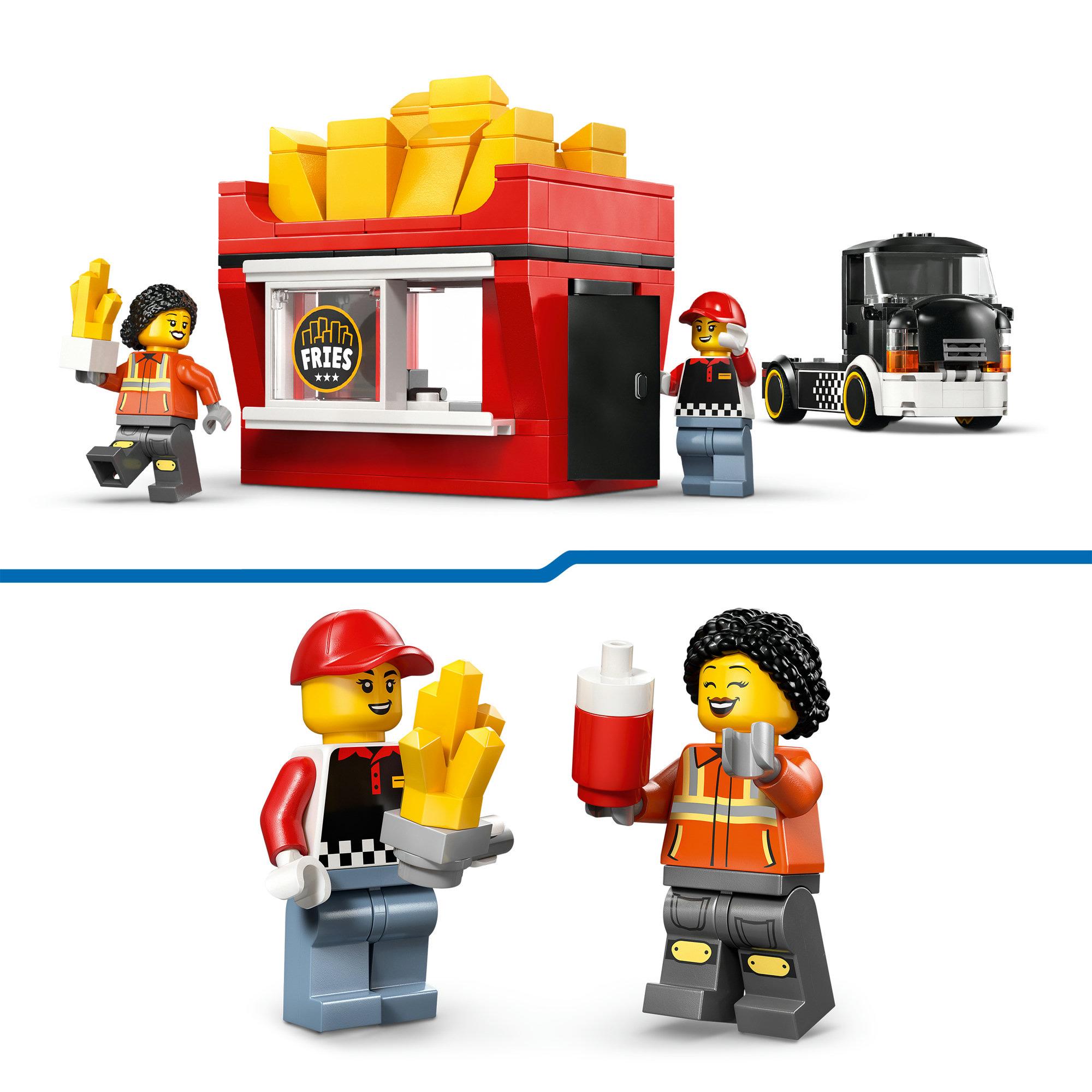 LEGO City Fries Food Truck Toy 60488 thumbnail 4