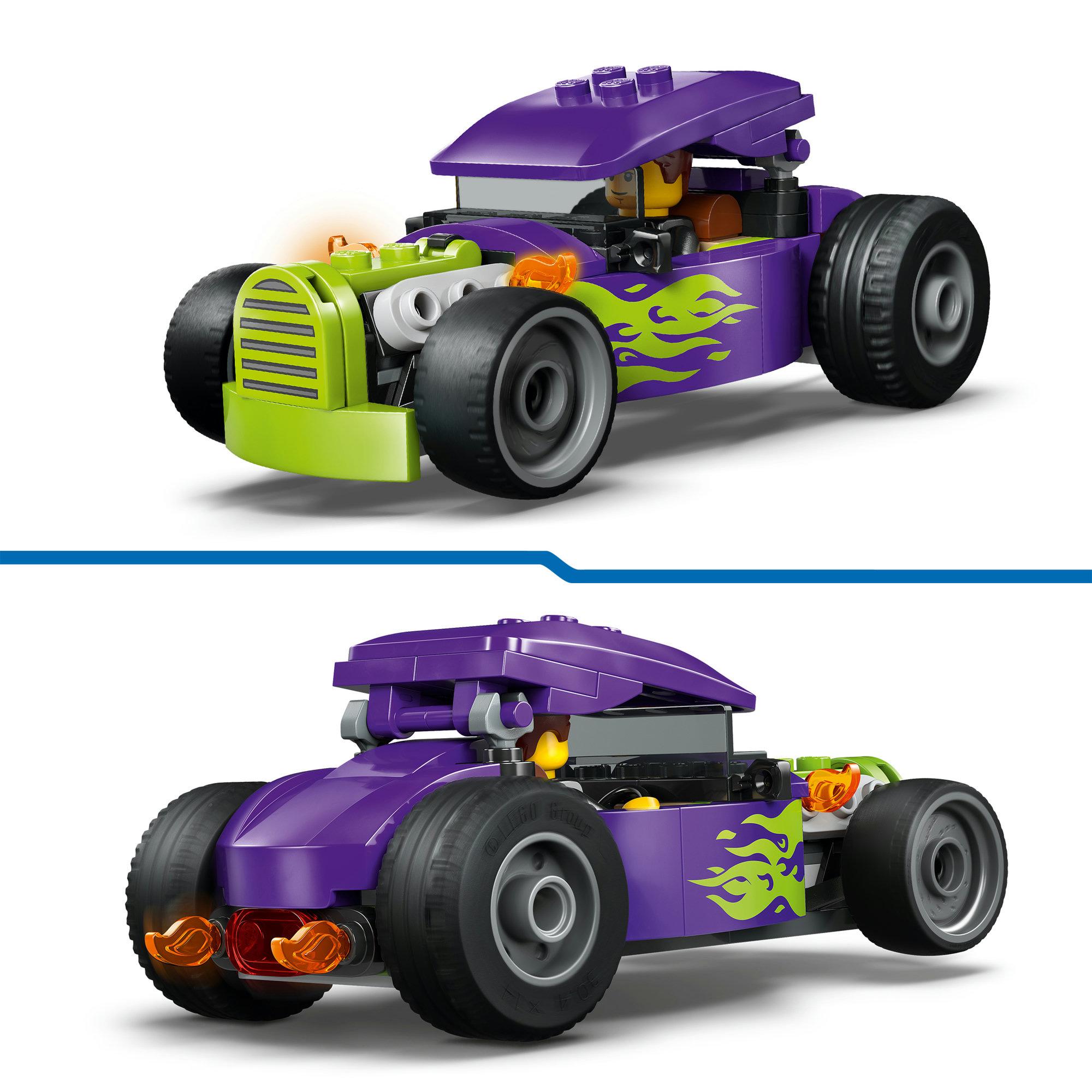 LEGO City Hot Rod Race Car Toy & Minifigure 60485 thumbnail 3