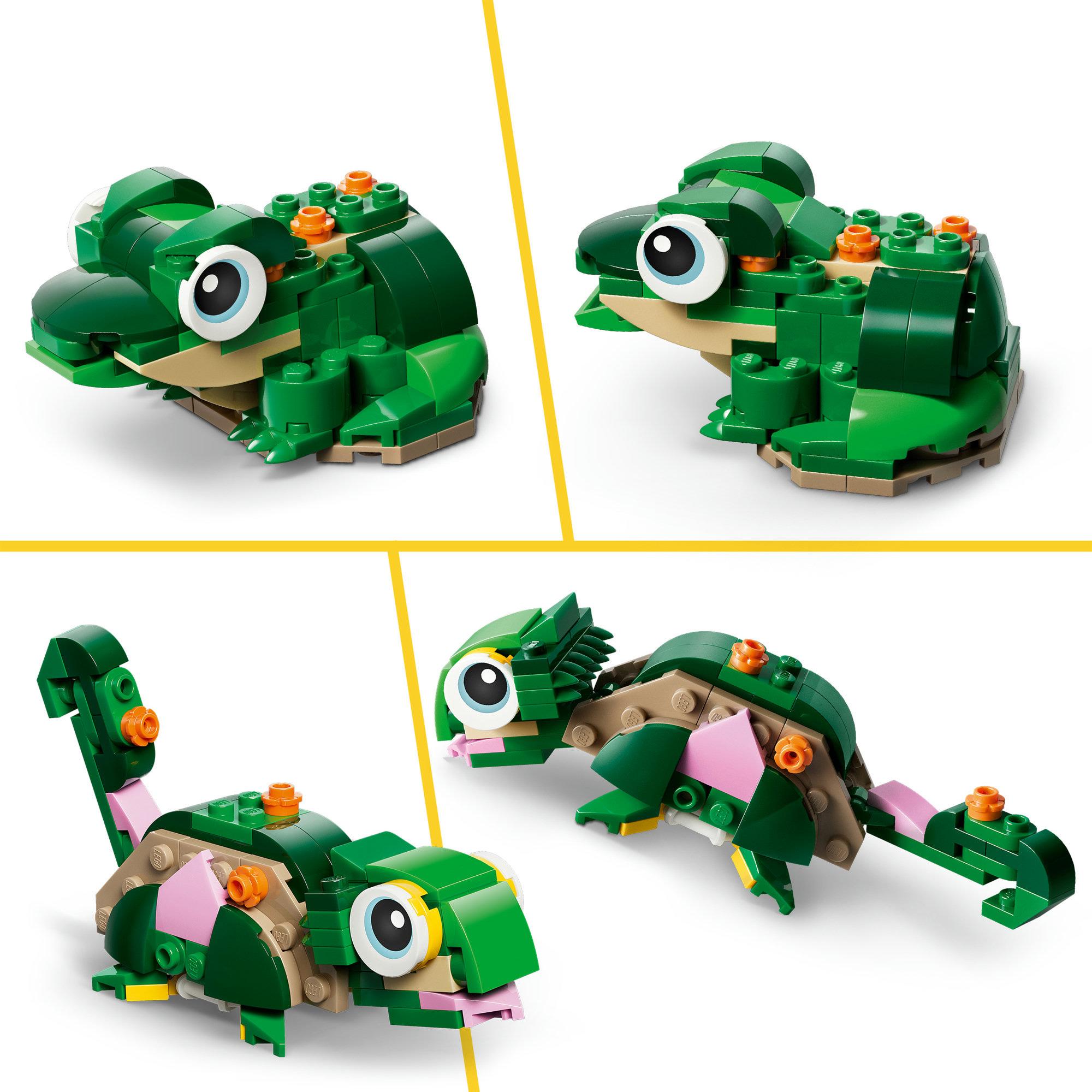 LEGO Creator 3 in 1 Turtle With a Water Lily Flower 31377 thumbnail 4
