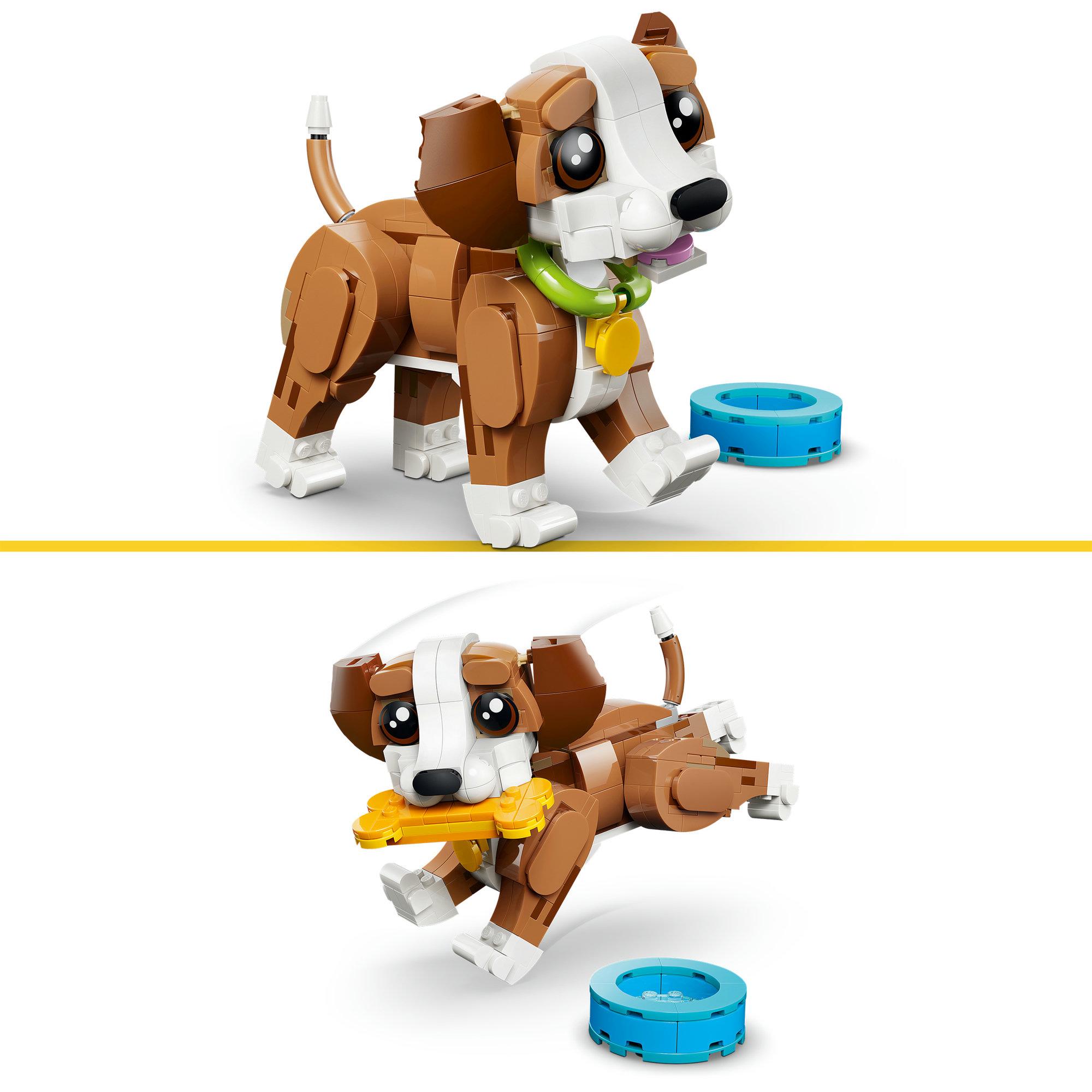 LEGO Creator 3 in 1 Cute Animals Playful Puppy Dog Building Toy 31382 thumbnail 3