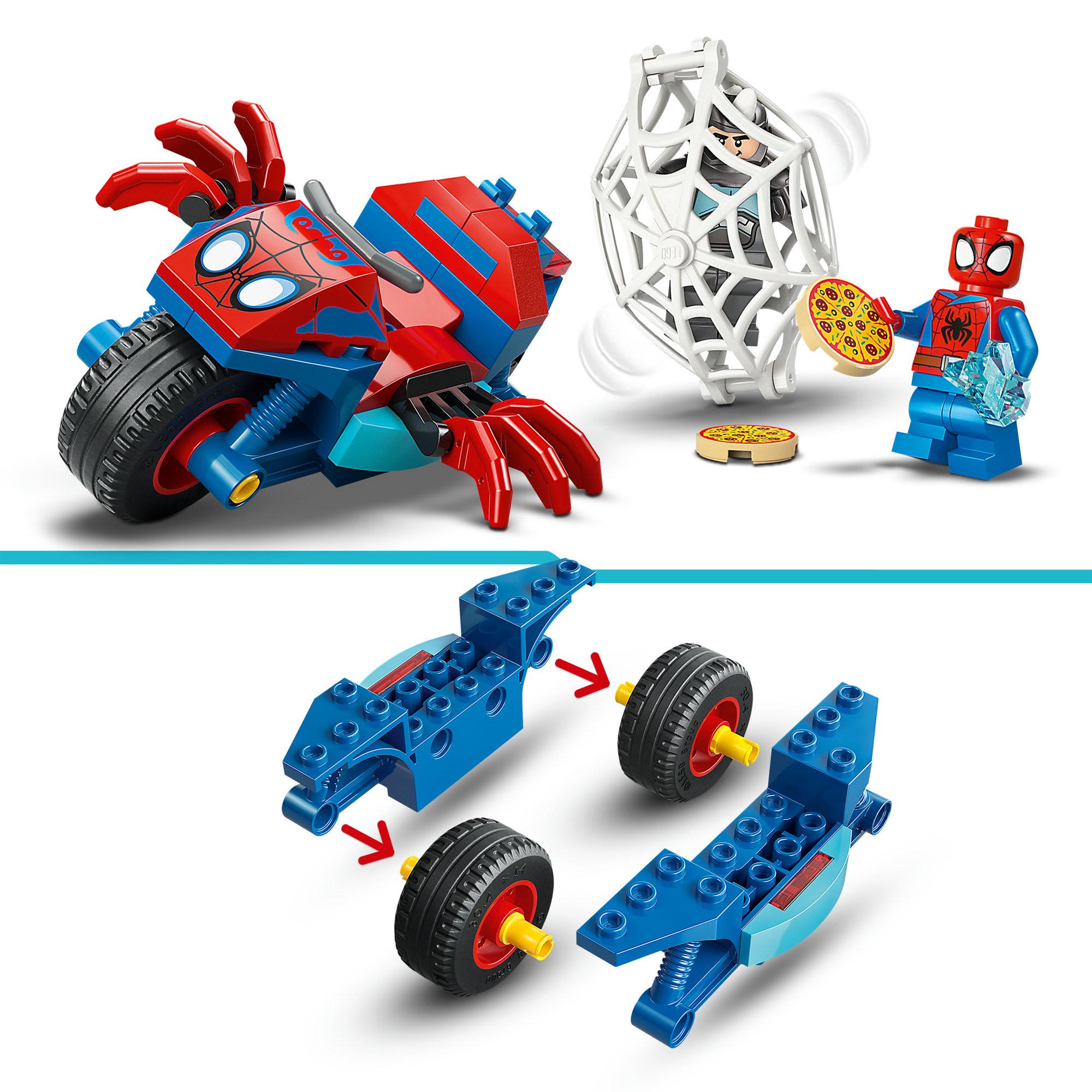 LEGO Marvel Spidey on his Motorcycle vs. Rhino Building Toy 11206 thumbnail 3