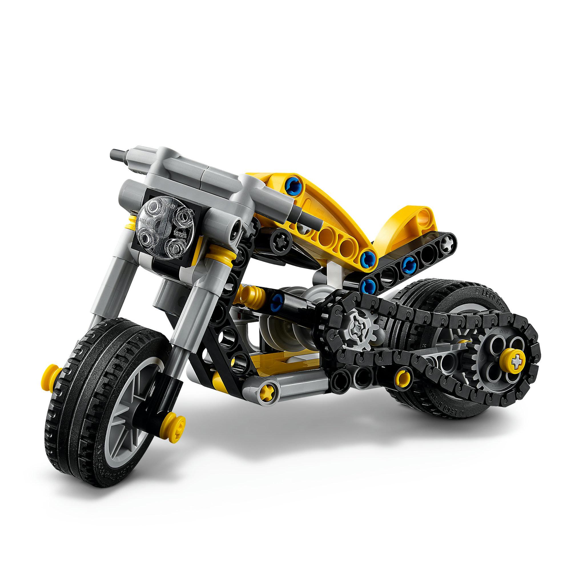 LEGO Technic Yellow Motorbike Toy Model Kit 42225 thumbnail 3