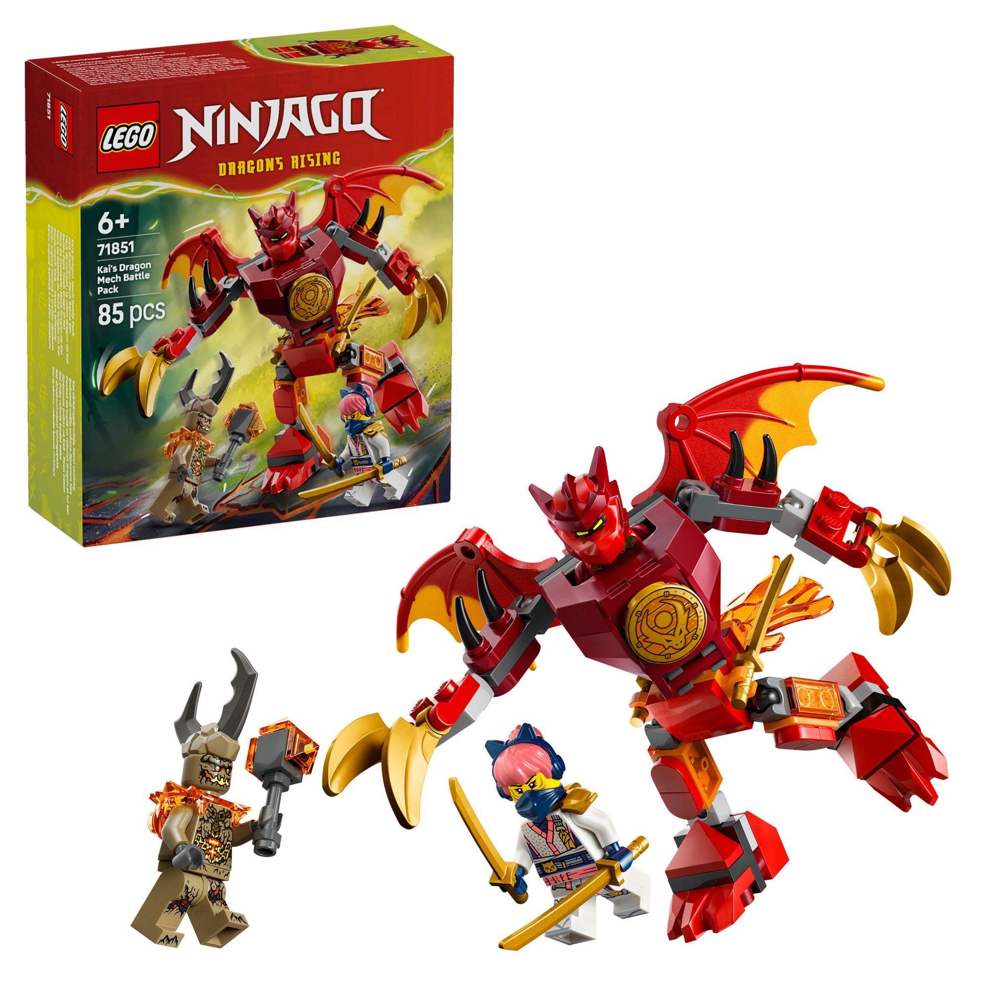 LEGO Ninjago Kai's Dragon Mech Battle Pack Toy 71851
