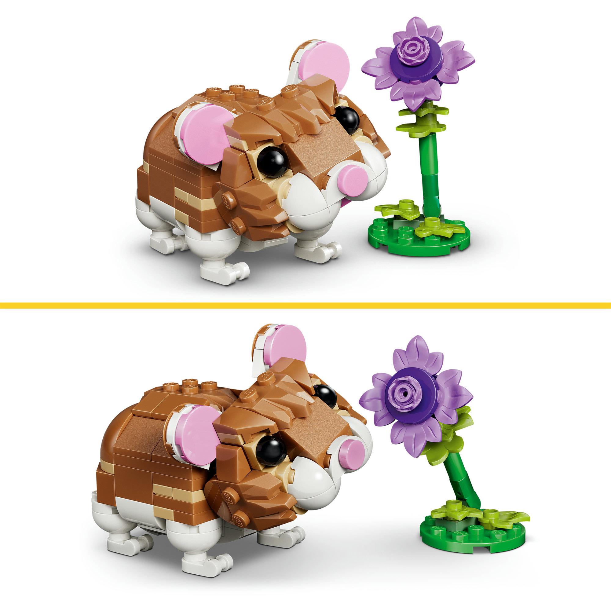 LEGO Creator 3 in 1 Cute Hamster With a Flower 31376 thumbnail 3