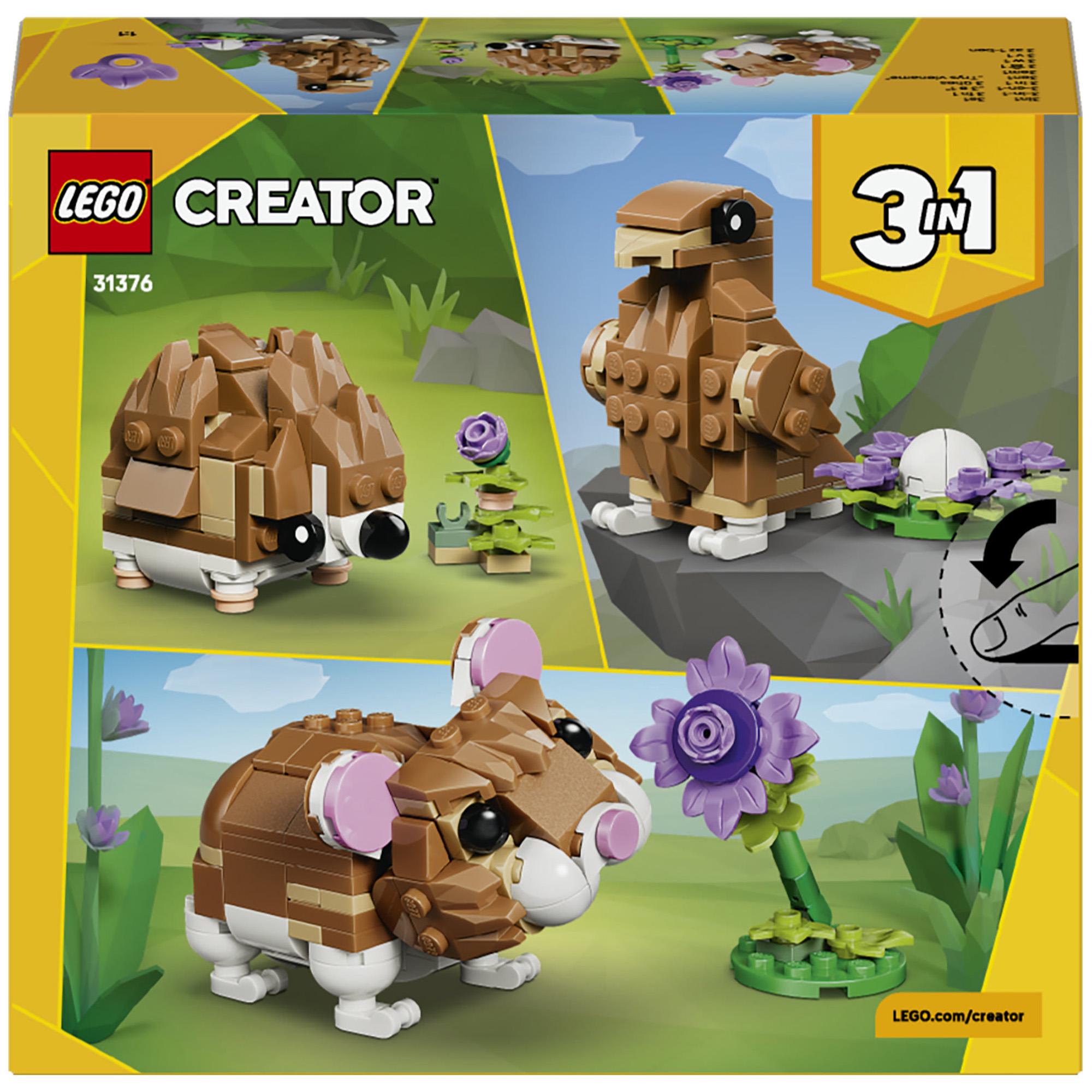 LEGO Creator 3 in 1 Cute Hamster With a Flower 31376 thumbnail 5