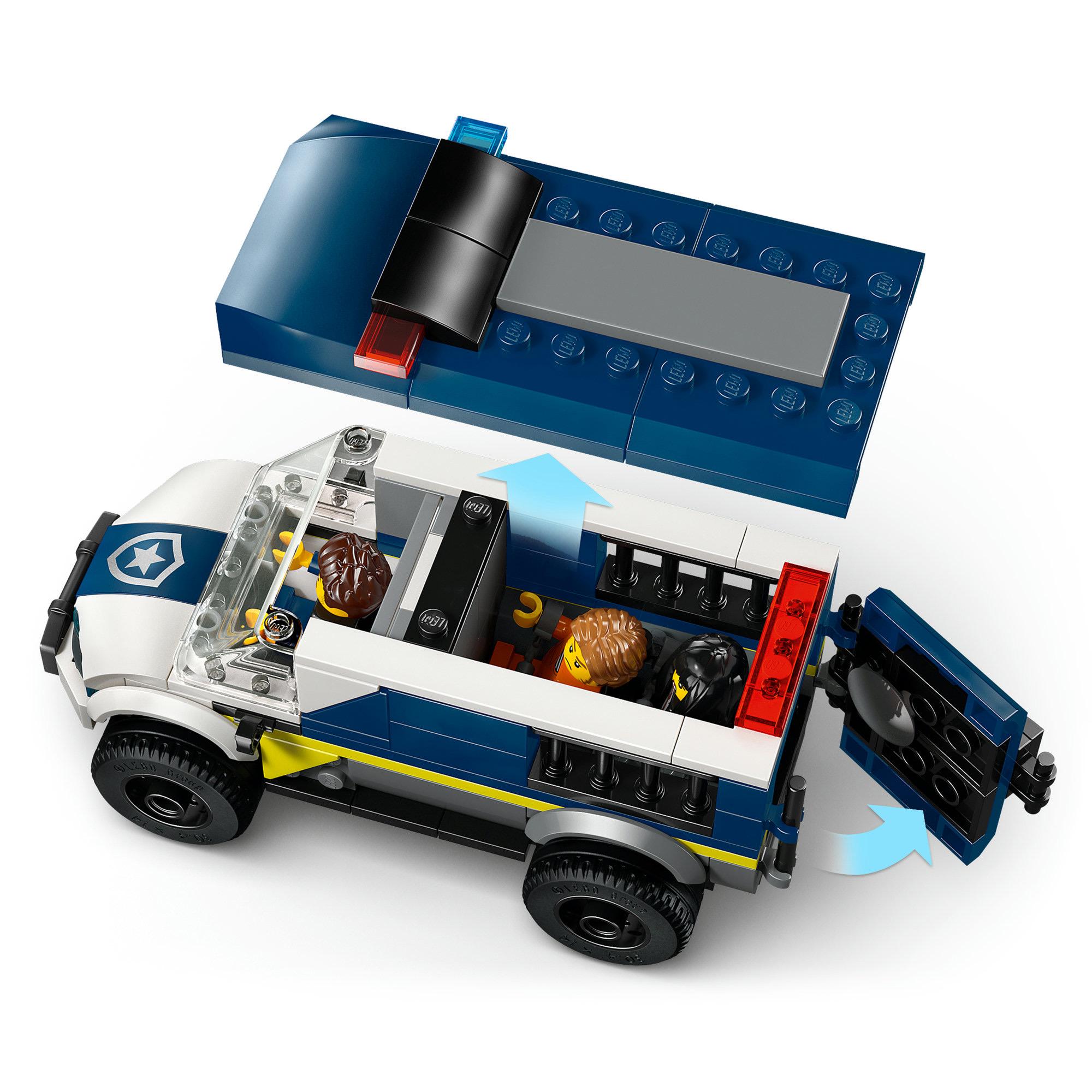 LEGO City Police Prisoner Transport Van Toy 60479 thumbnail 3