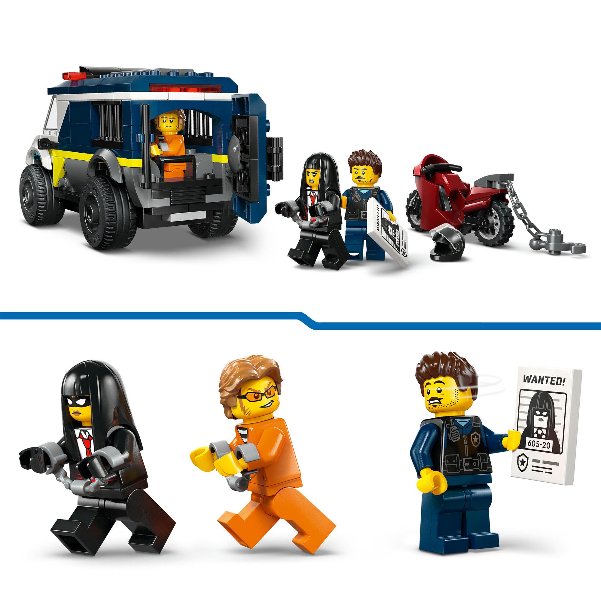 LEGO City Police Prisoner Transport Van Toy 60479 thumbnail 4