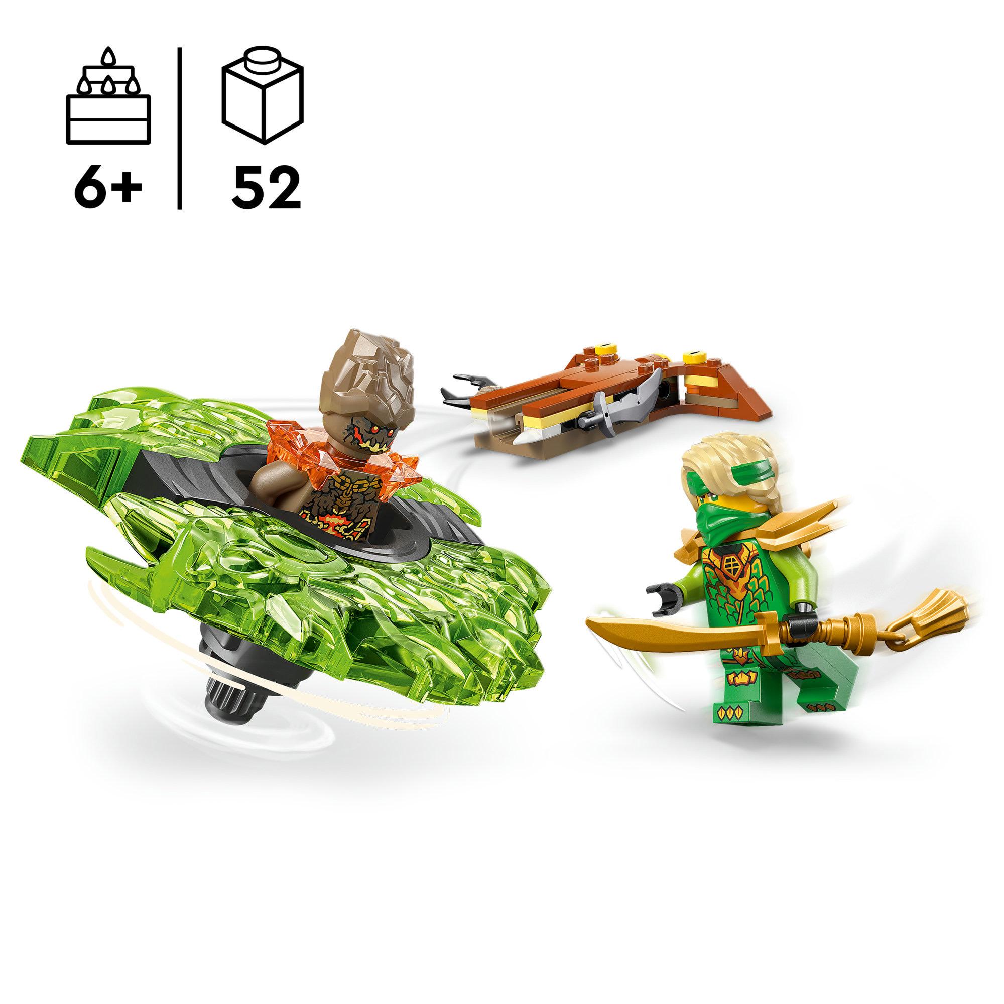 LEGO Ninjago Lloyd vs. Earth Monster Spinner Battle Toy 71850 thumbnail 2