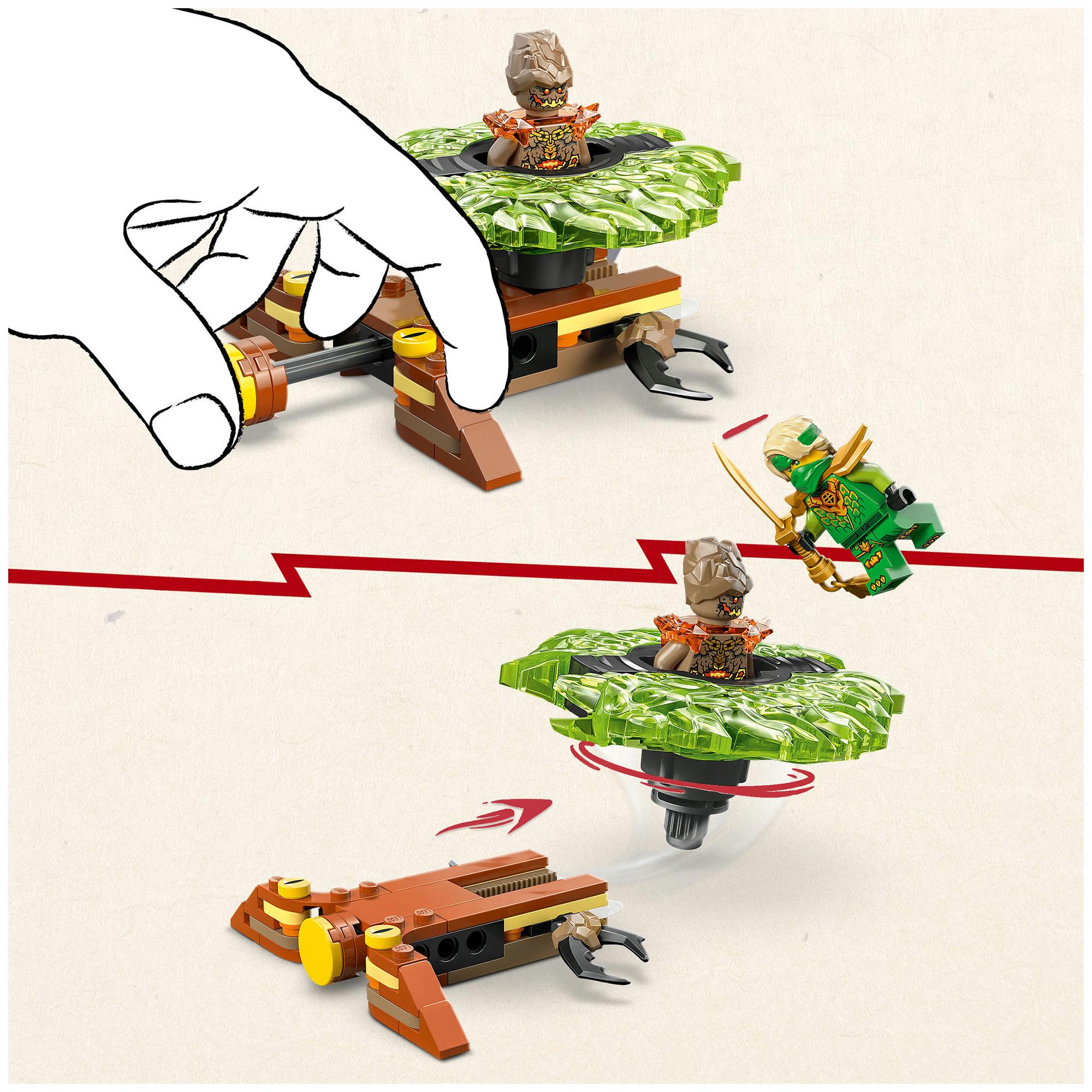 LEGO Ninjago Lloyd vs. Earth Monster Spinner Battle Toy 71850 thumbnail 3