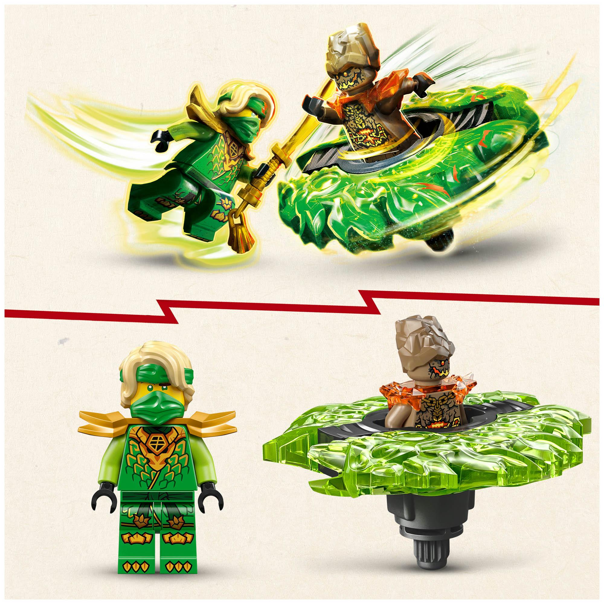LEGO Ninjago Lloyd vs. Earth Monster Spinner Battle Toy 71850 thumbnail 4