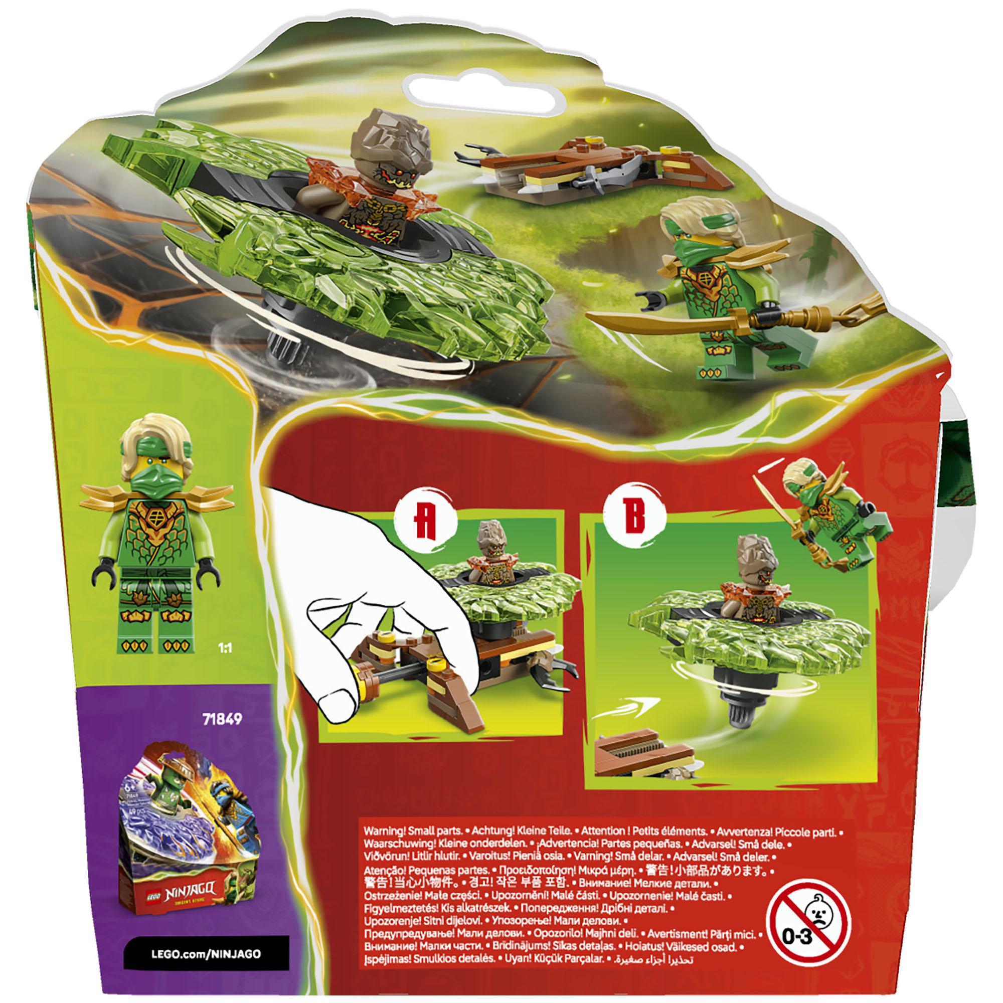 LEGO Ninjago Lloyd vs. Earth Monster Spinner Battle Toy 71850 thumbnail 5