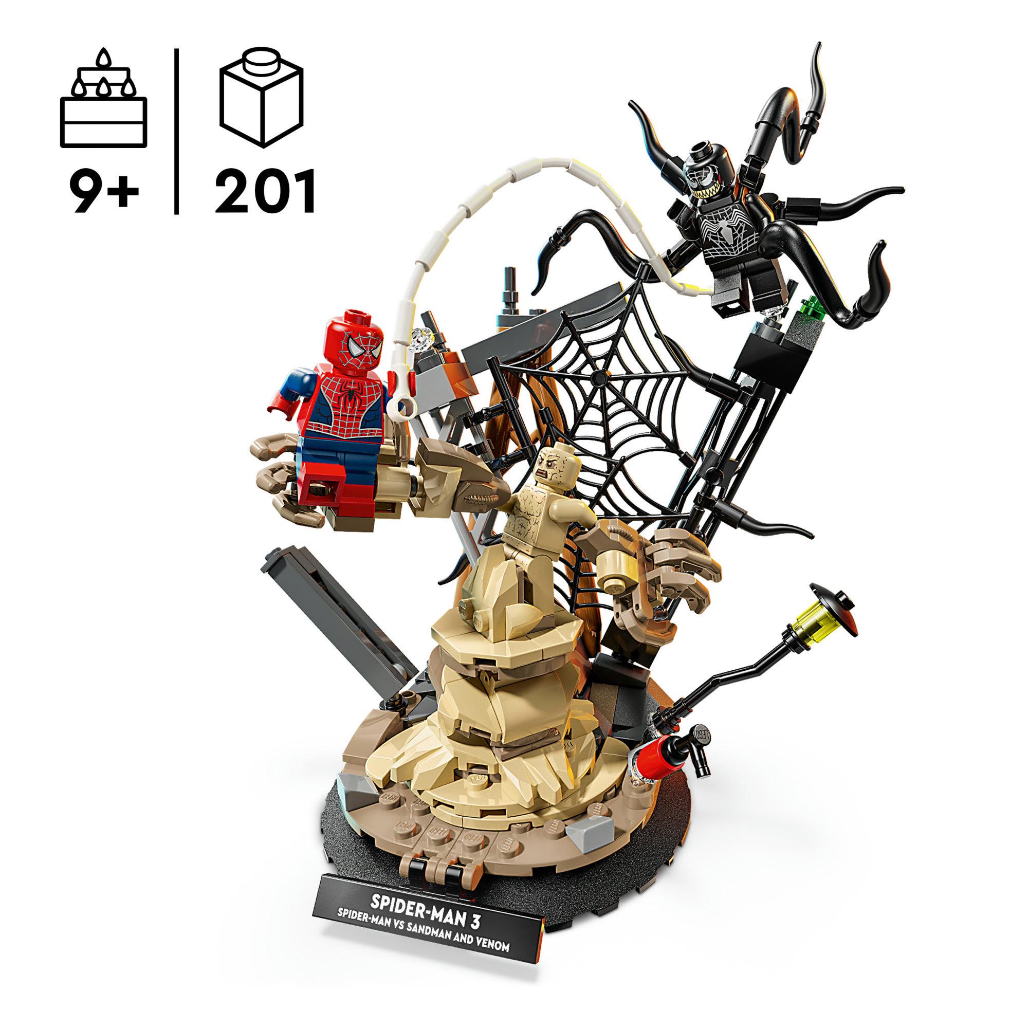 LEGO Marvel Epic Battle: Spider-Man vs. Sandman Building Toy 76334 thumbnail 2