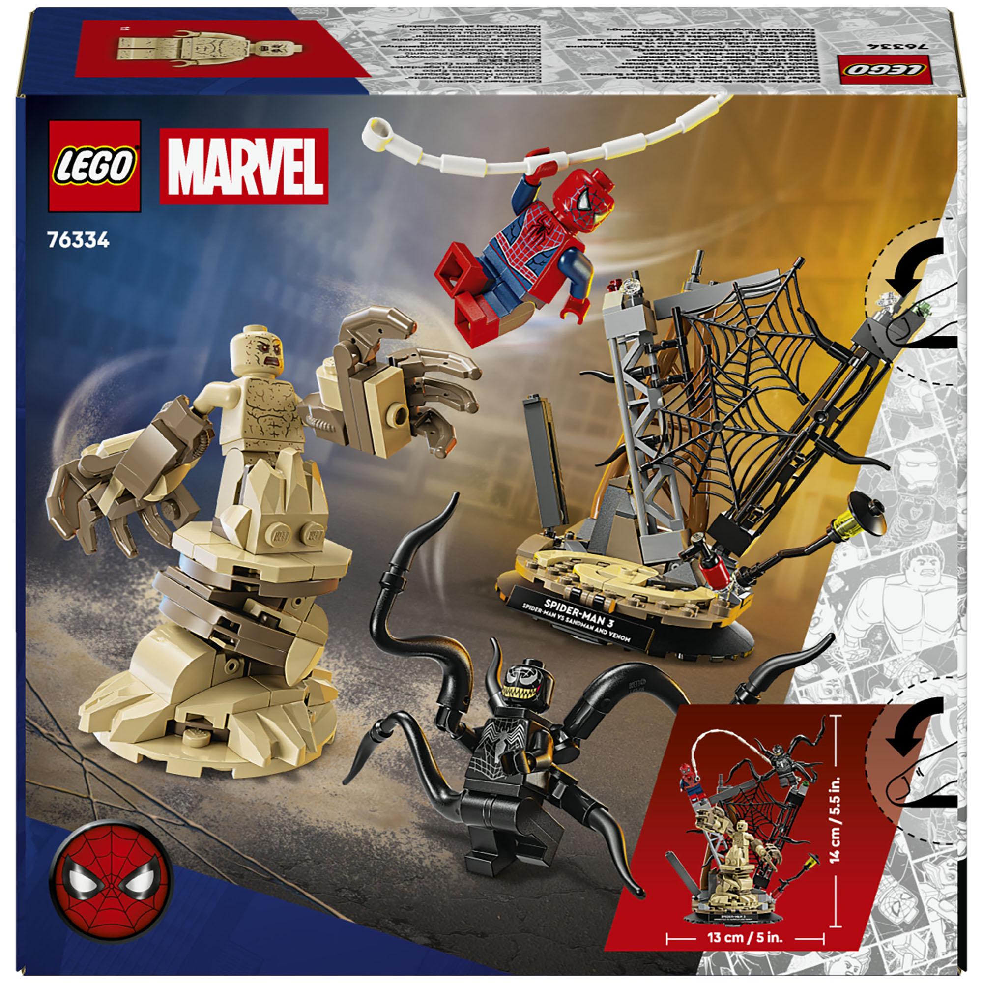 LEGO Marvel Epic Battle: Spider-Man vs. Sandman Building Toy 76334 thumbnail 5
