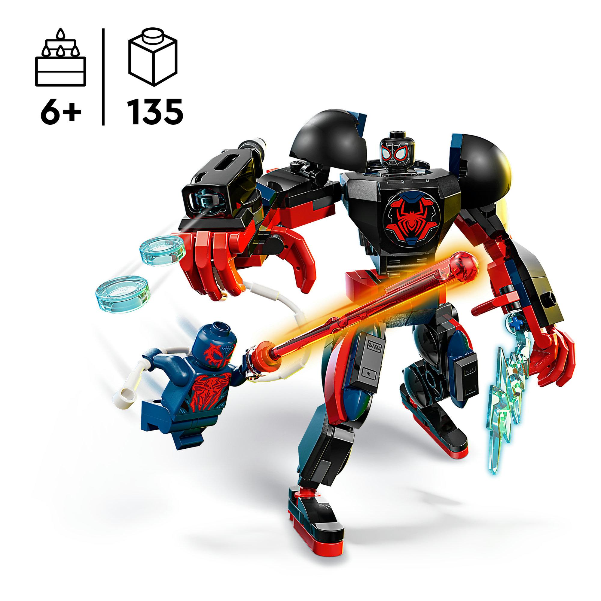 LEGO Marvel Miles Morales Mech vs. Spider-Man Building Toy 2099 thumbnail 2
