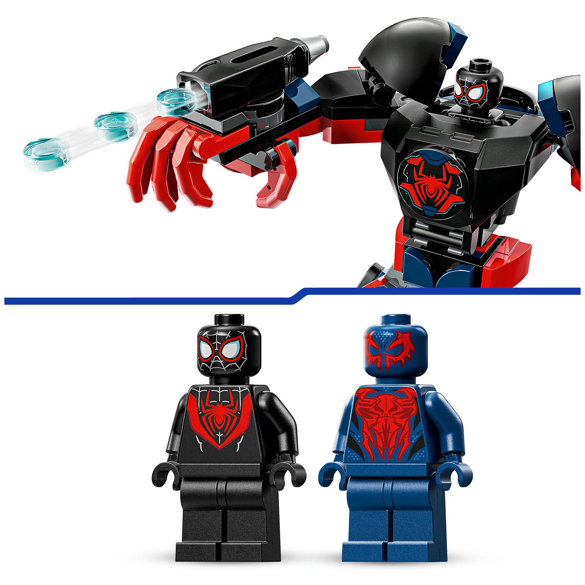LEGO Marvel Miles Morales Mech vs. Spider-Man Building Toy 2099 thumbnail 4