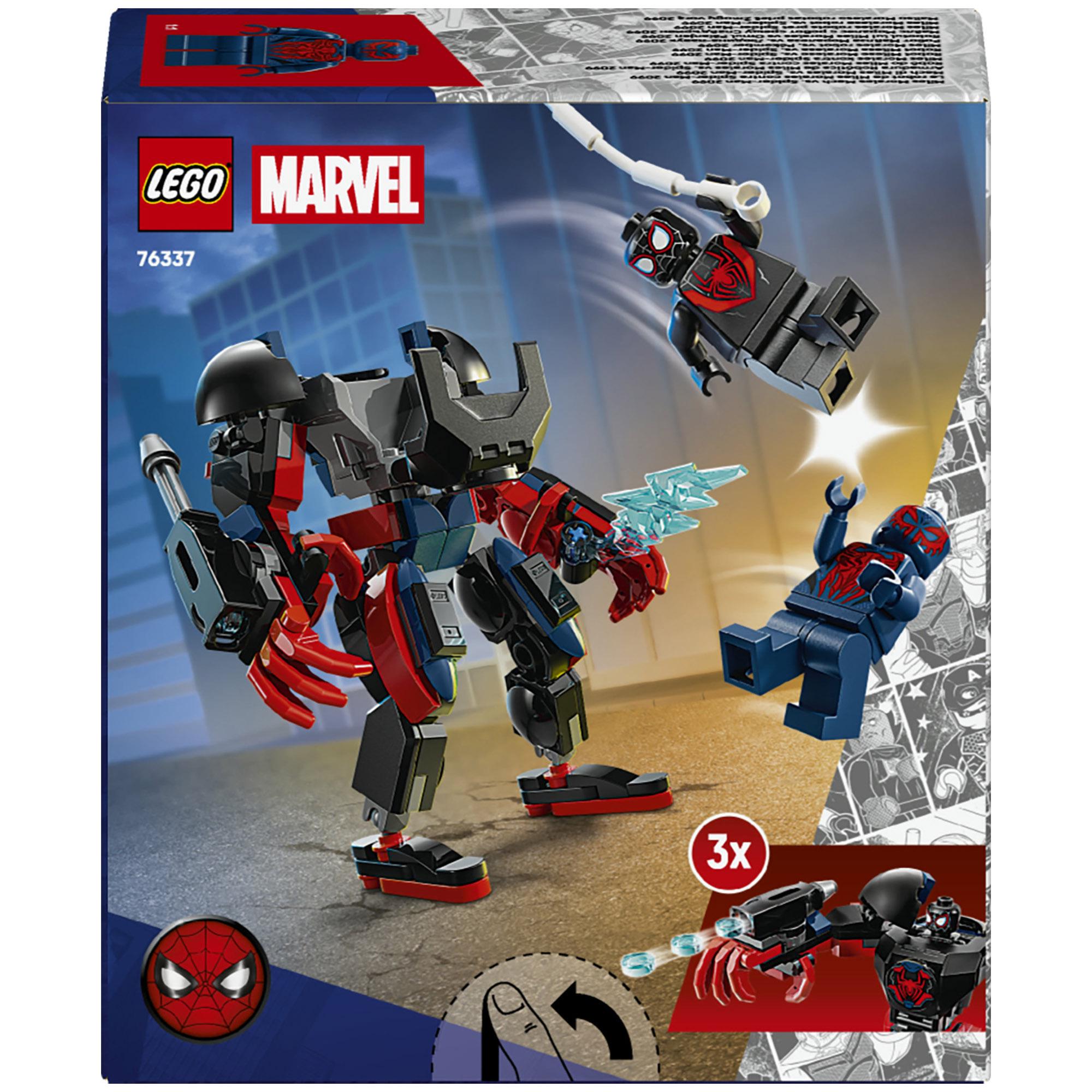 LEGO Marvel Miles Morales Mech vs. Spider-Man Building Toy 2099 thumbnail 5