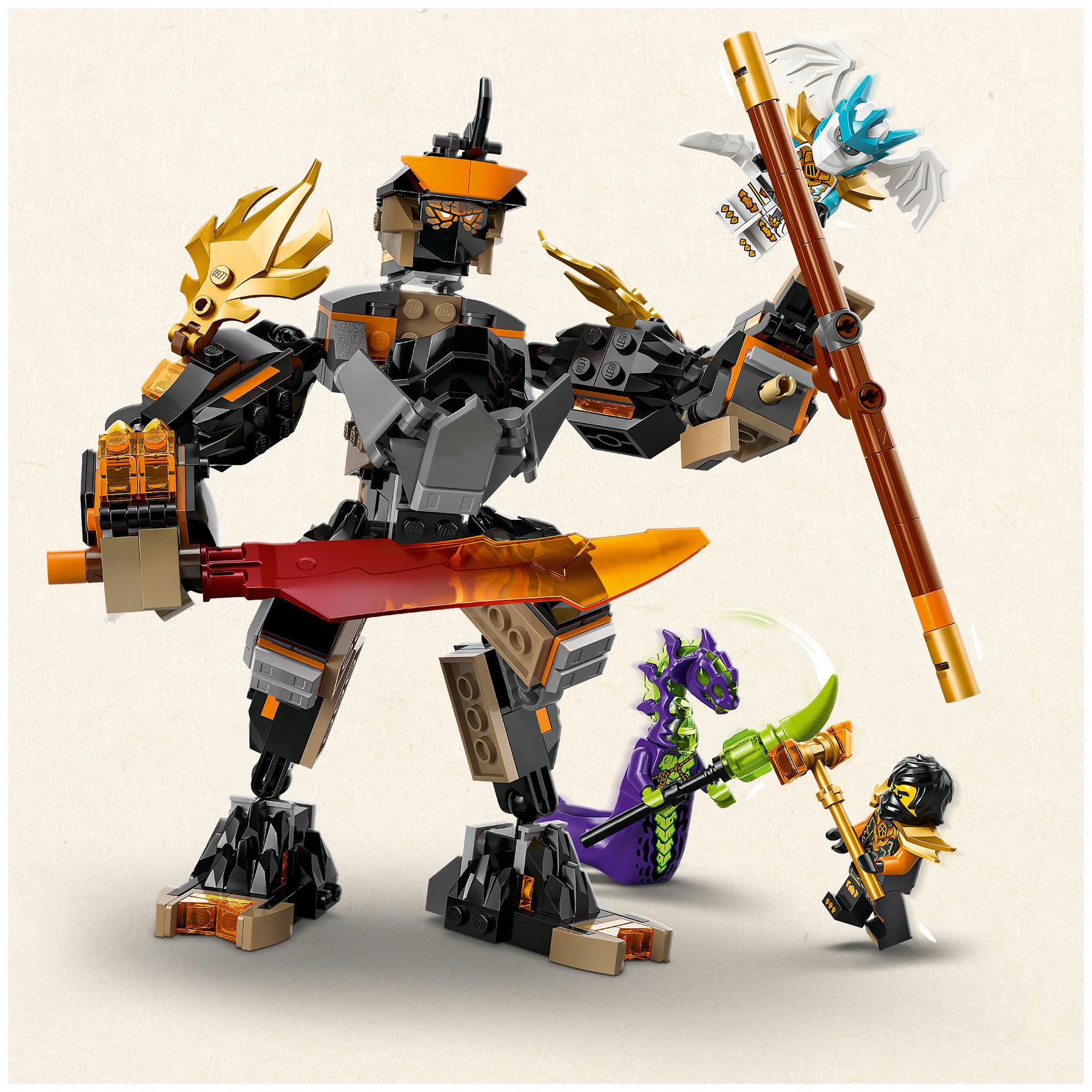 LEGO Ninjago Cole’s Mission Mech & Dragon Zane Toy 71854 thumbnail 3