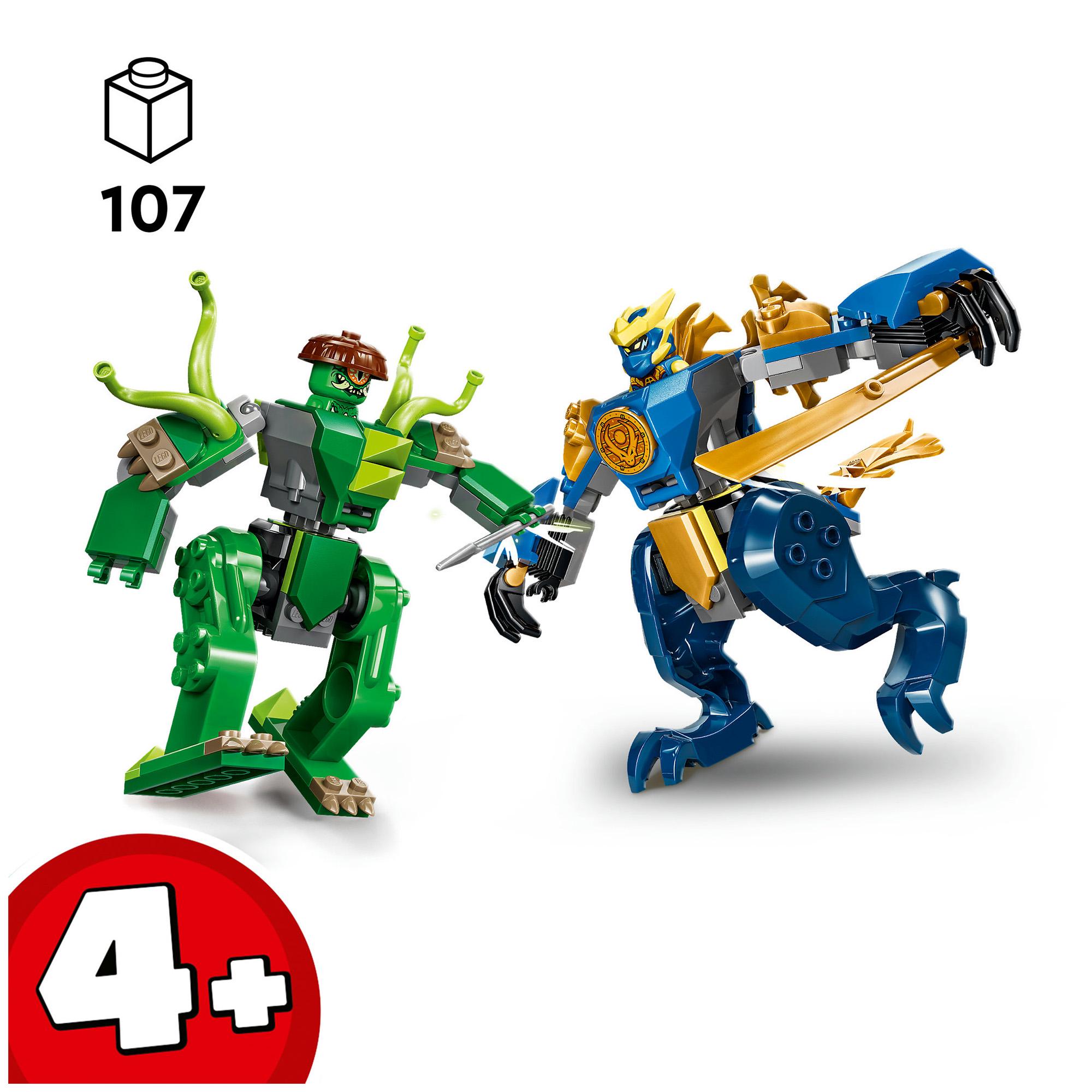 LEGO Ninjago Jay’s Dragon Mech Fight Ninja Toy 71853 thumbnail 2