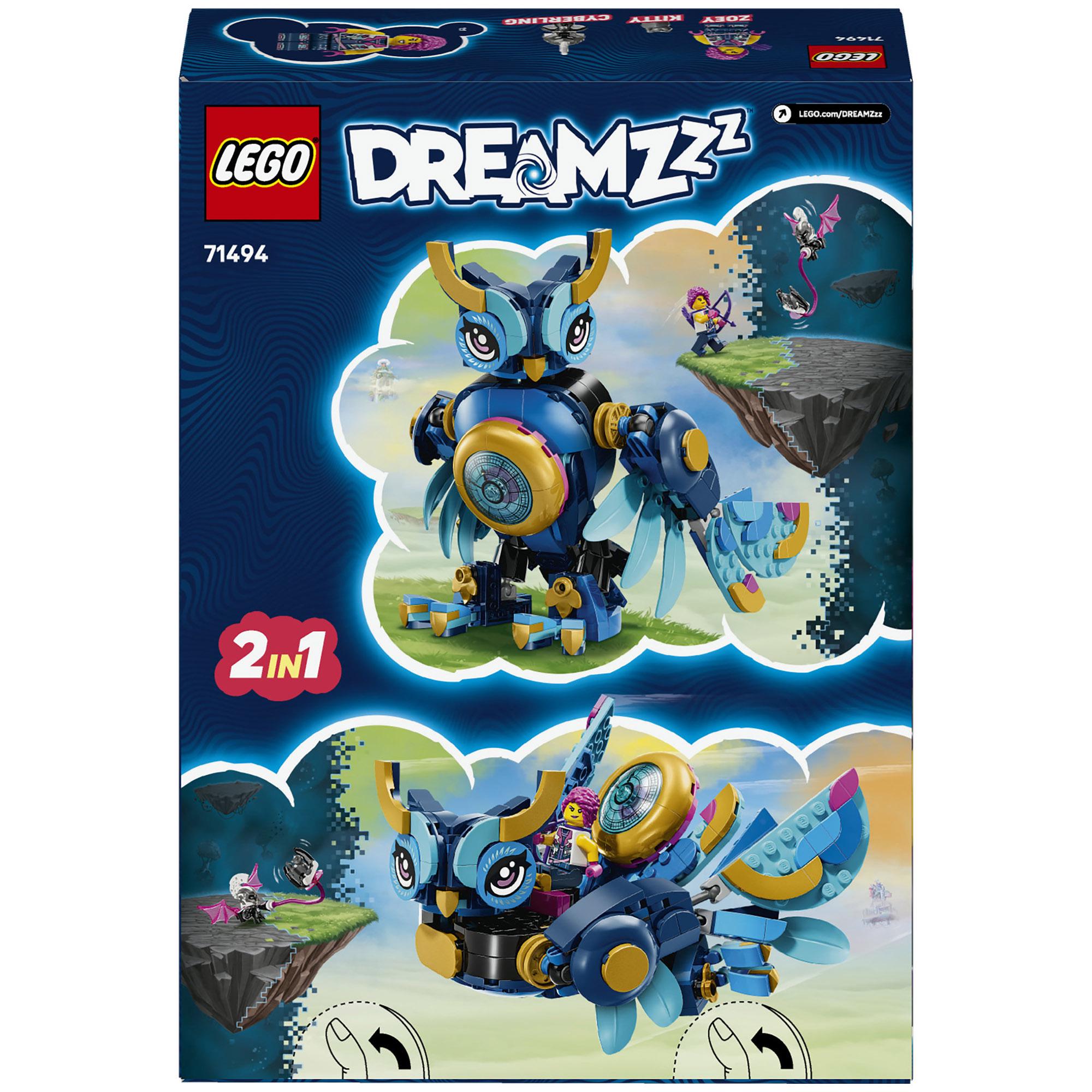 LEGO Dreamzzz 2 in 1 Zoey's Time Owl Toy Set 71494 thumbnail 5