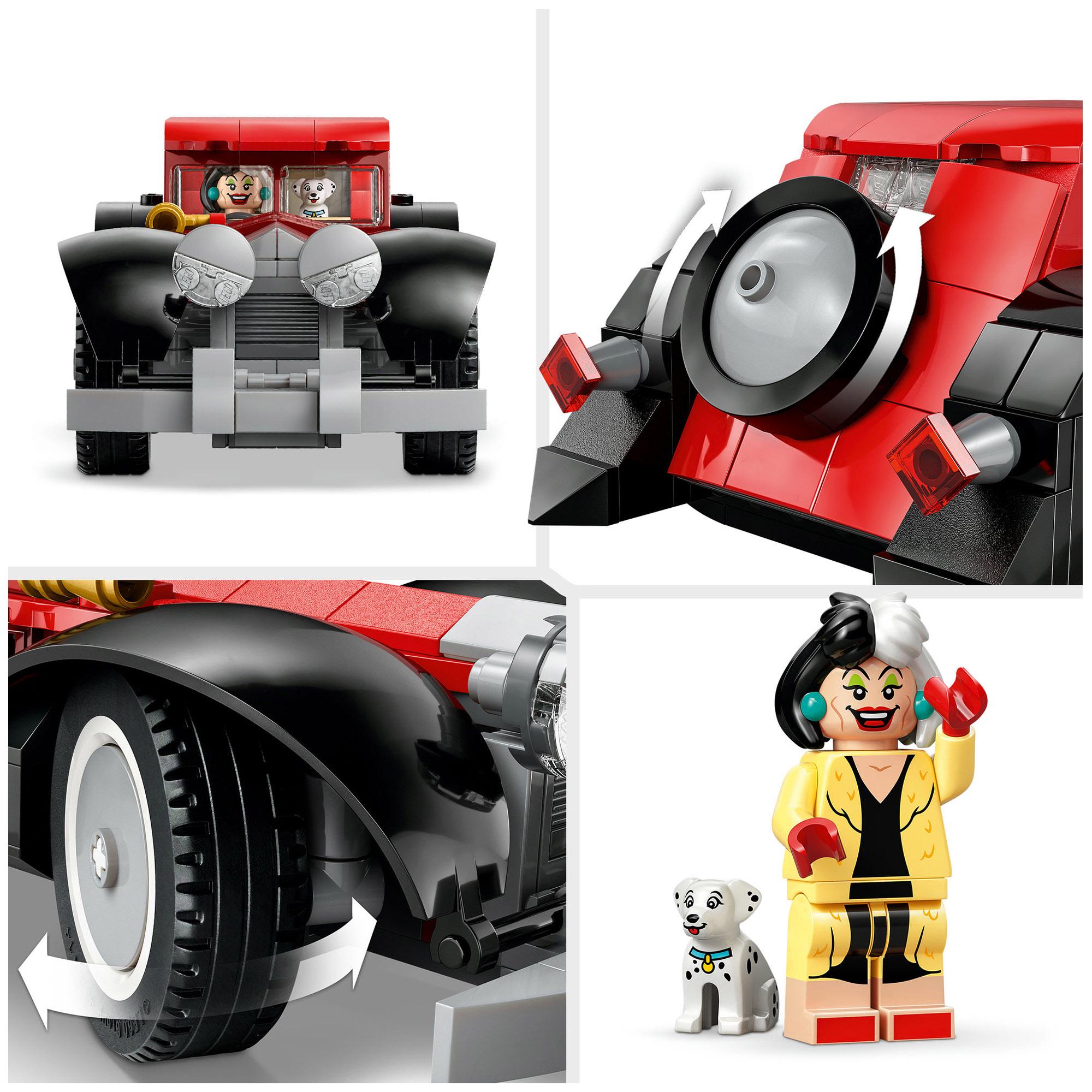 LEGO Disney Cruella De Vil’s Car Model Kit 43277 thumbnail 3