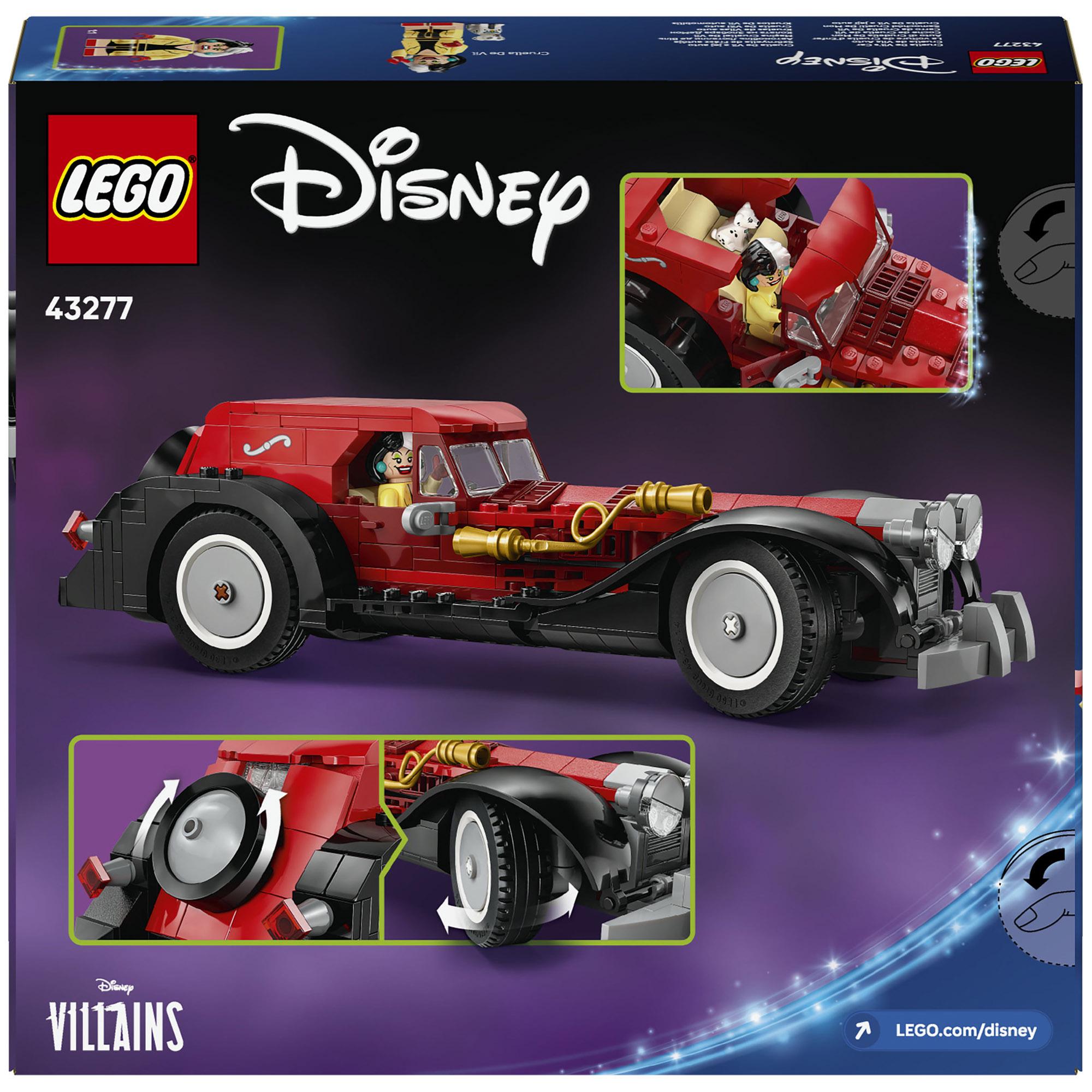 LEGO Disney Cruella De Vil’s Car Model Kit 43277 thumbnail 4