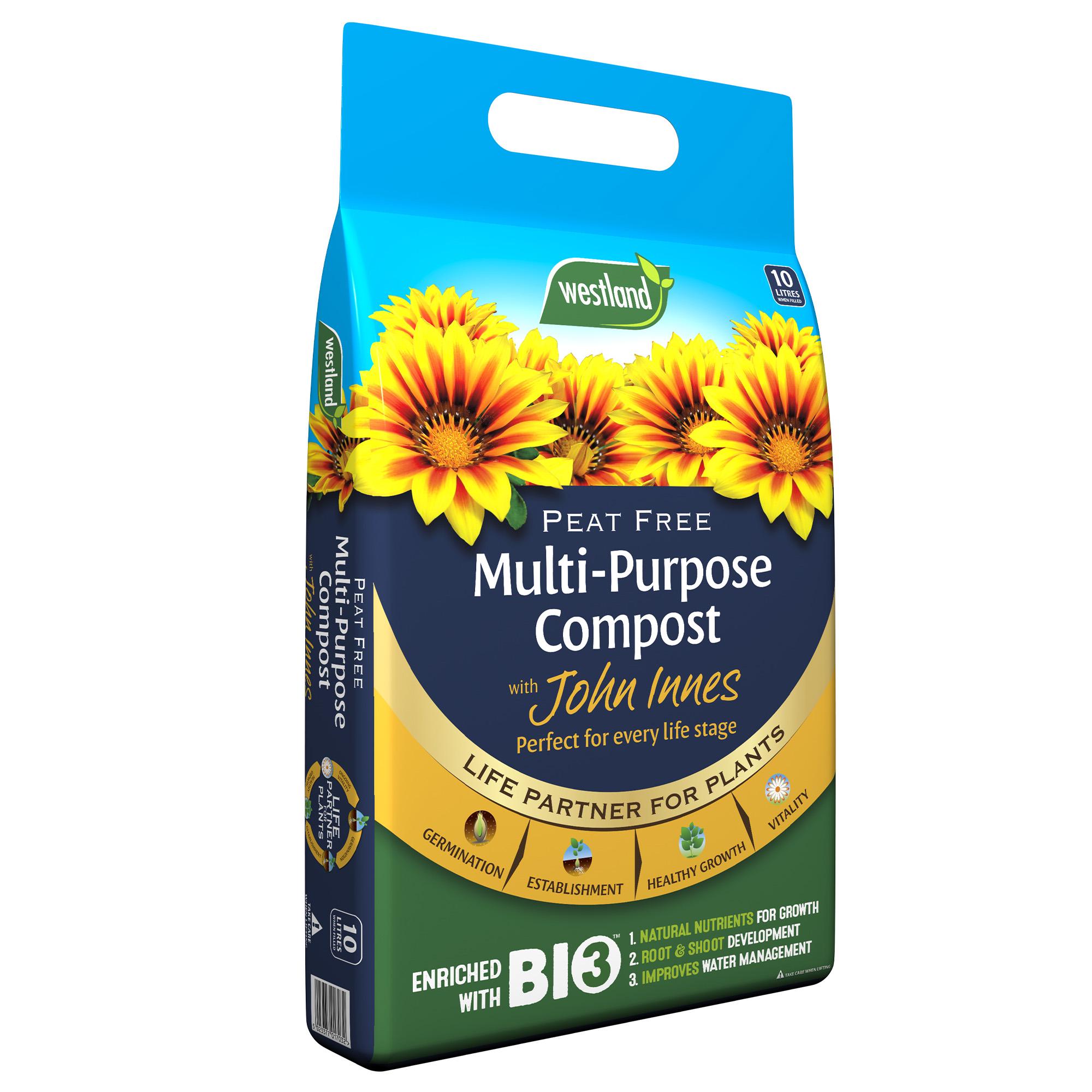 Westland Peat Free Multi-Purpose Compost & John Innes Pouch - 10L