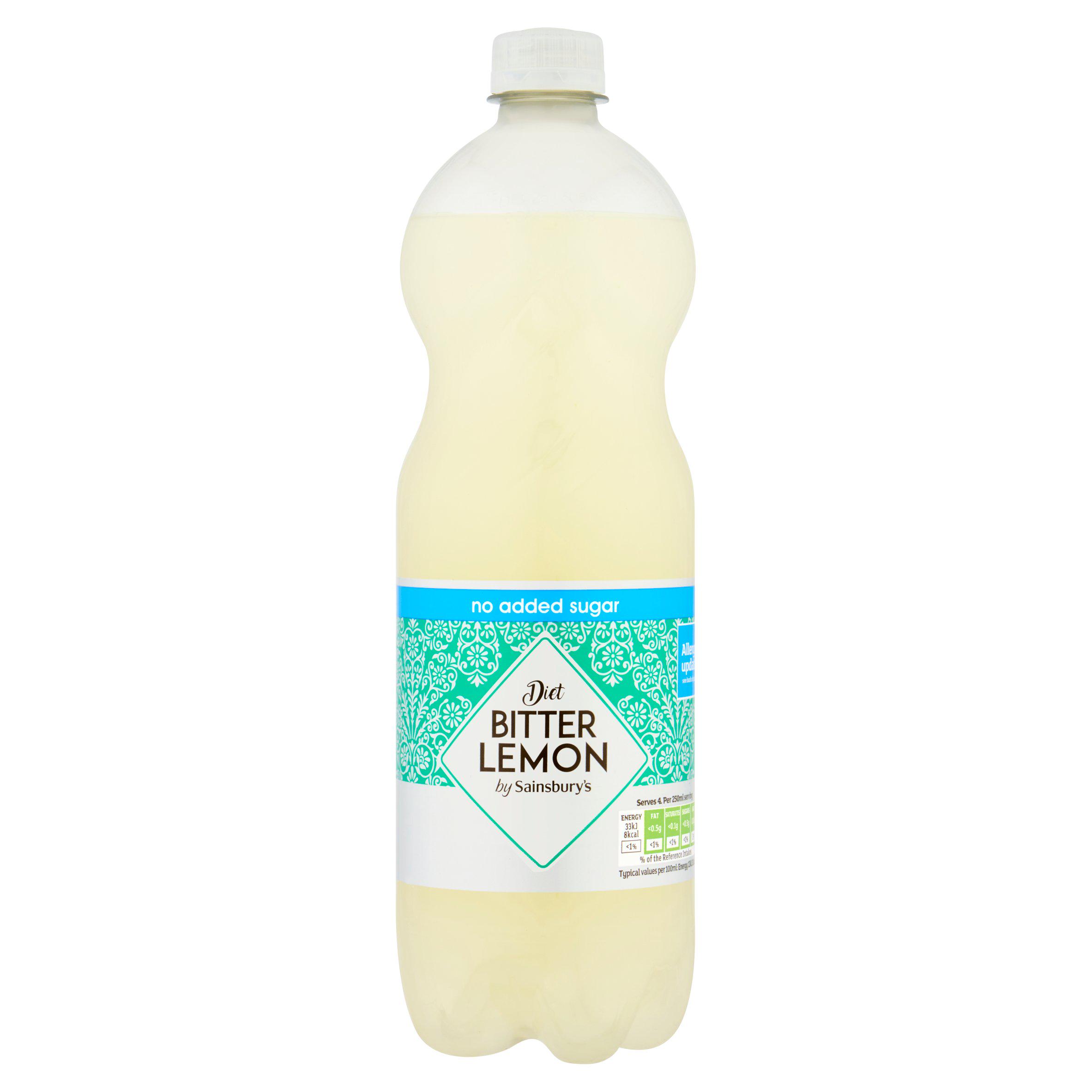 Sainsbury's Bitter Lemon, Diet 1L