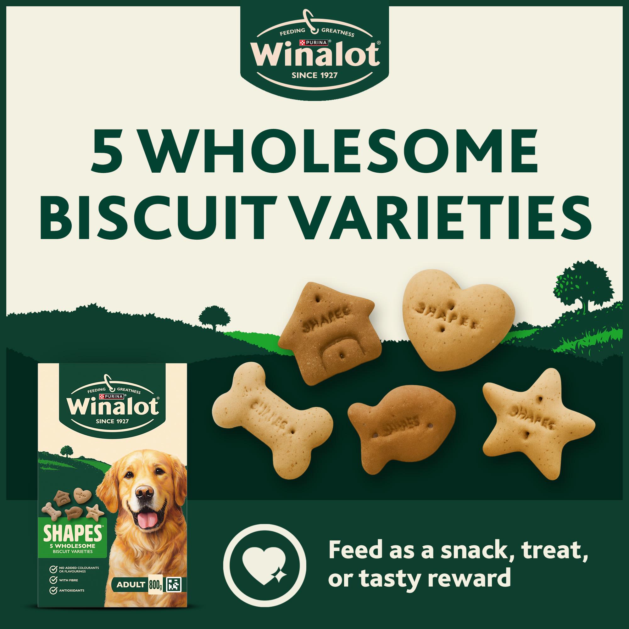 Winalot Shapes Dog Biscuits 800g thumbnail 2