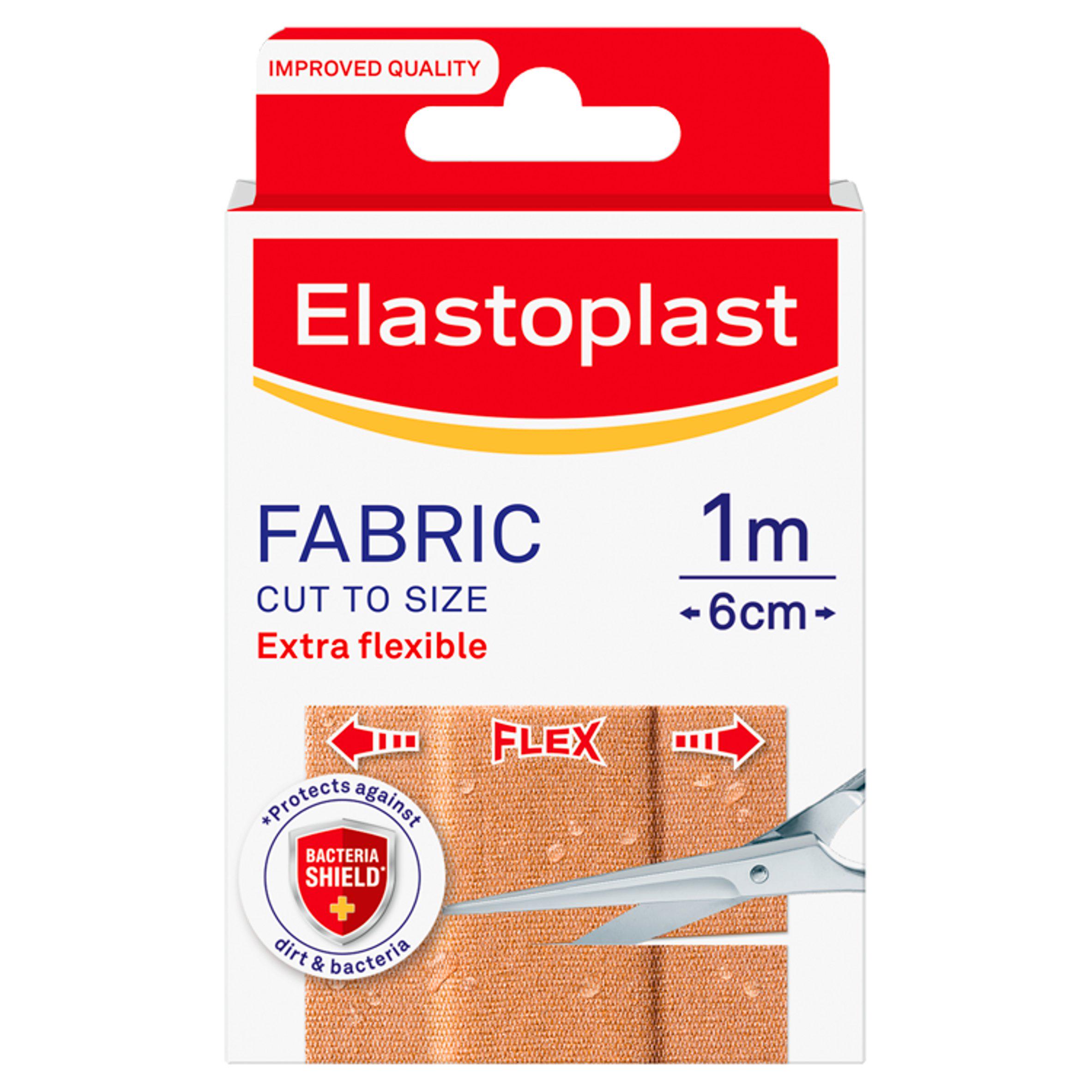 Elastoplast Extra Flexible Cut to Size Breathable Fabric Plaster 1m x 6cm