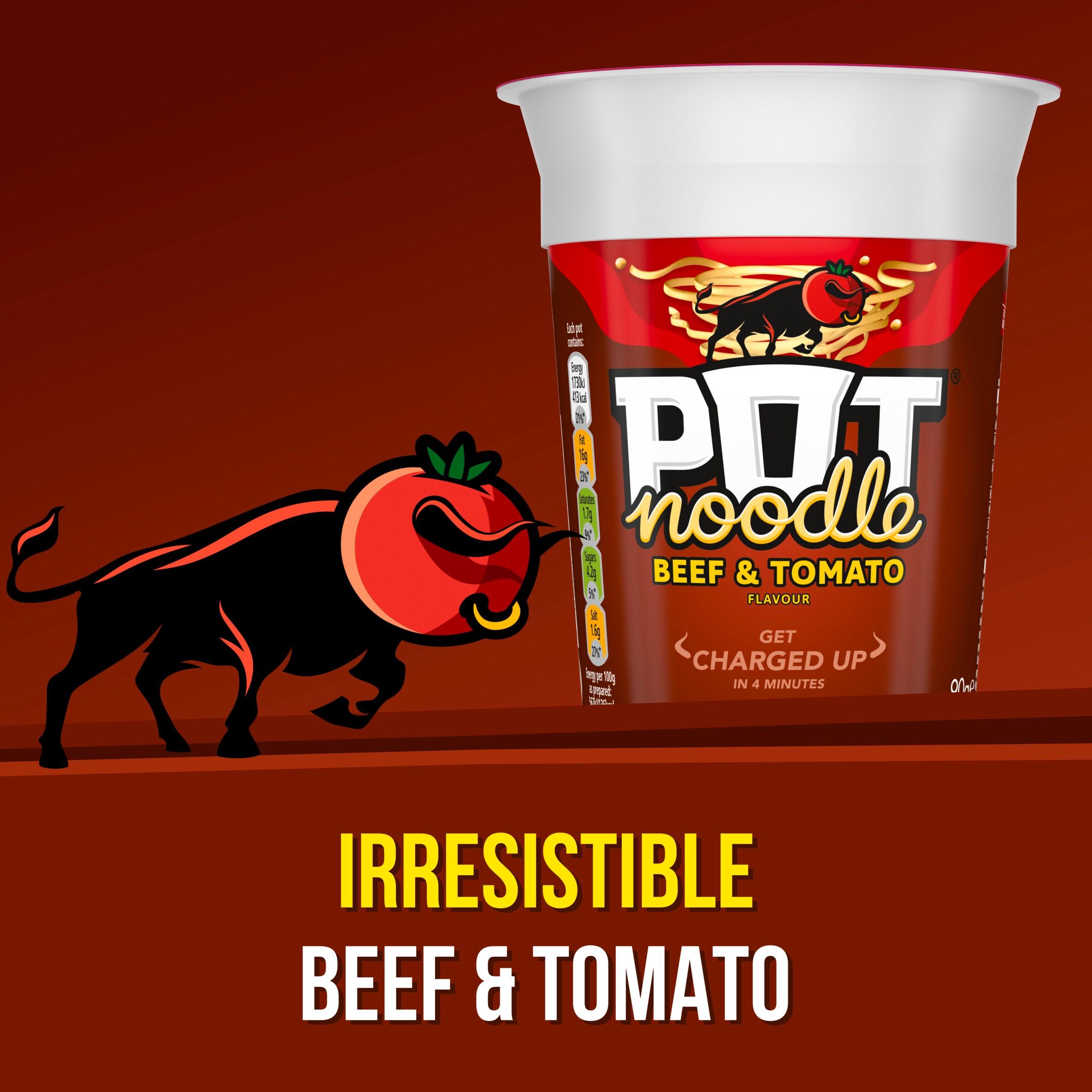 Pot Noodle Beef & Tomato 90g thumbnail 5