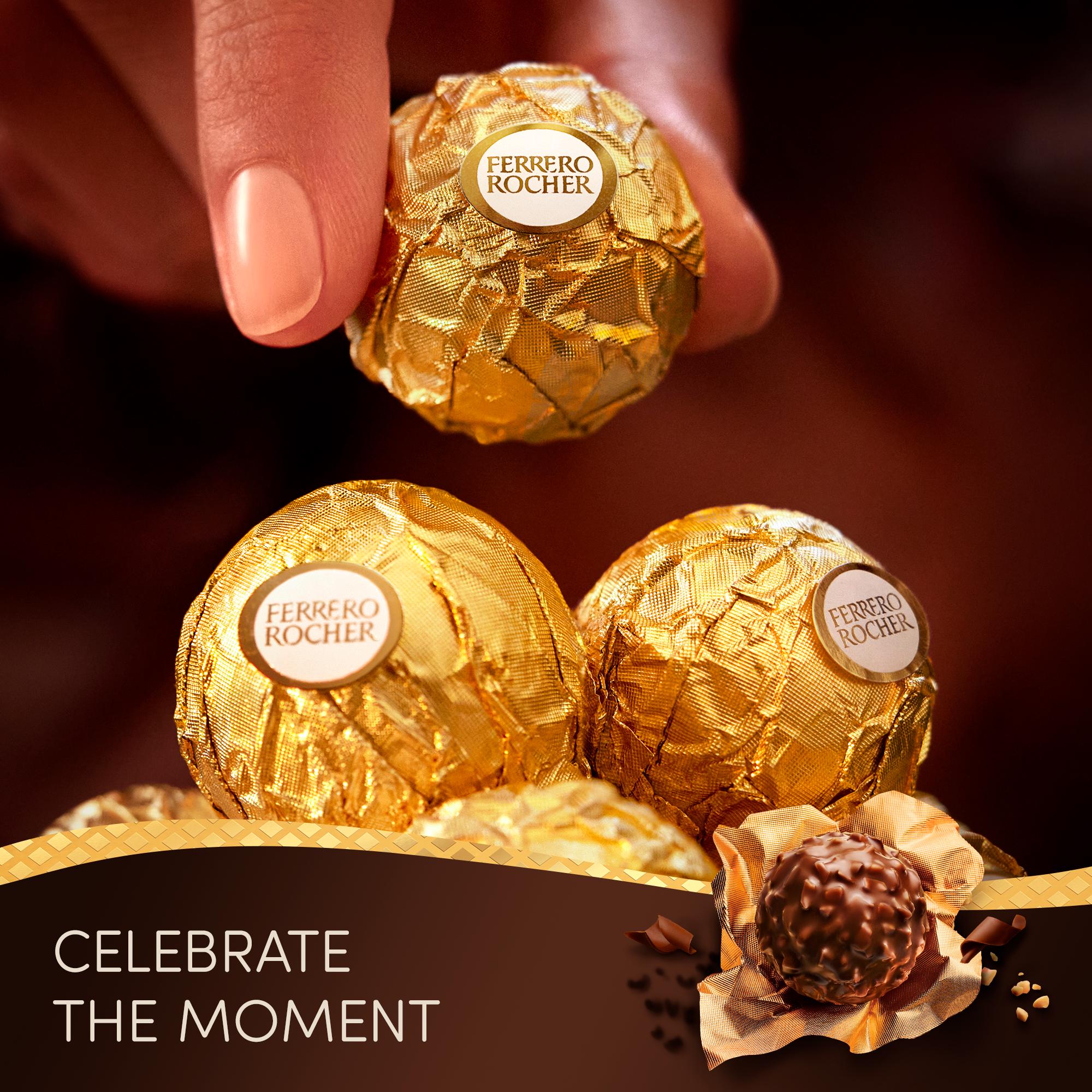Ferrero Rocher Milk Chocolate Pralines Gift Box 16 Pieces 200g thumbnail 6
