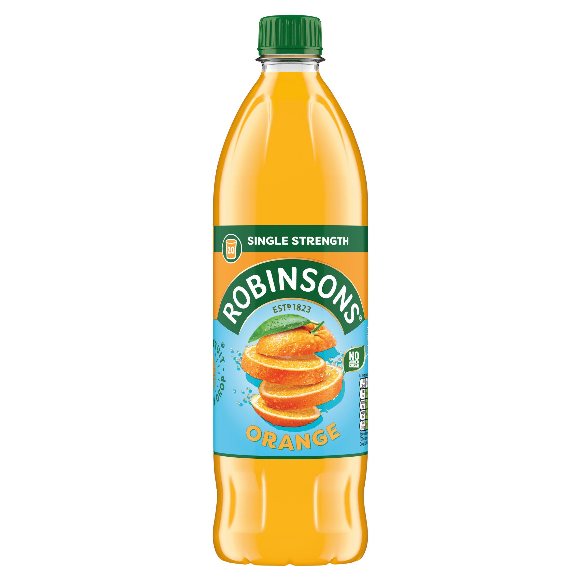 Robinsons Orange Squash No Added Sugar 1L