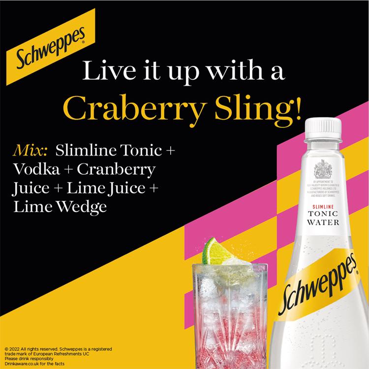 Schweppes Slimline Tonic Water 1L thumbnail 2