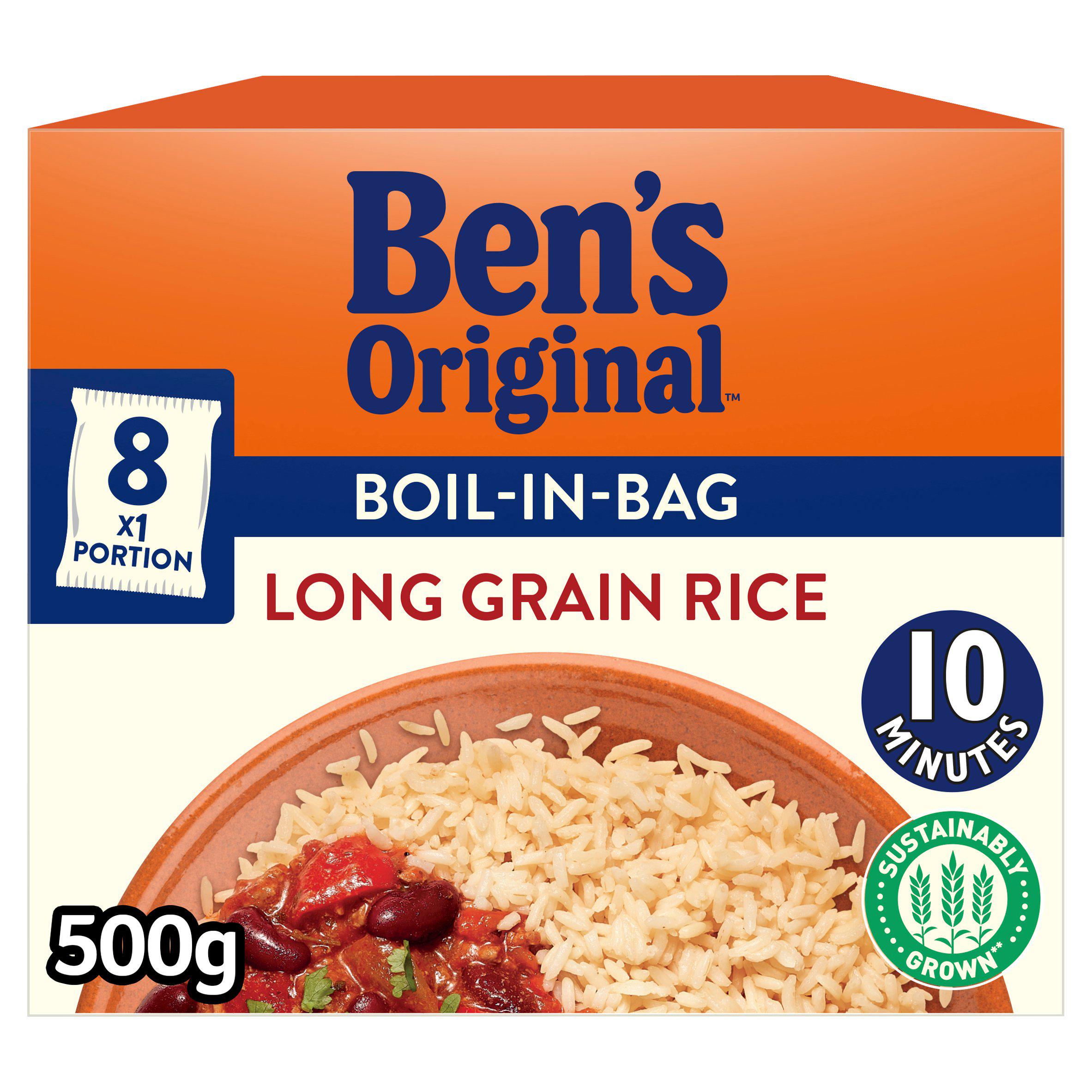 8 Pack Boil in the Bag Long Grain Rice
