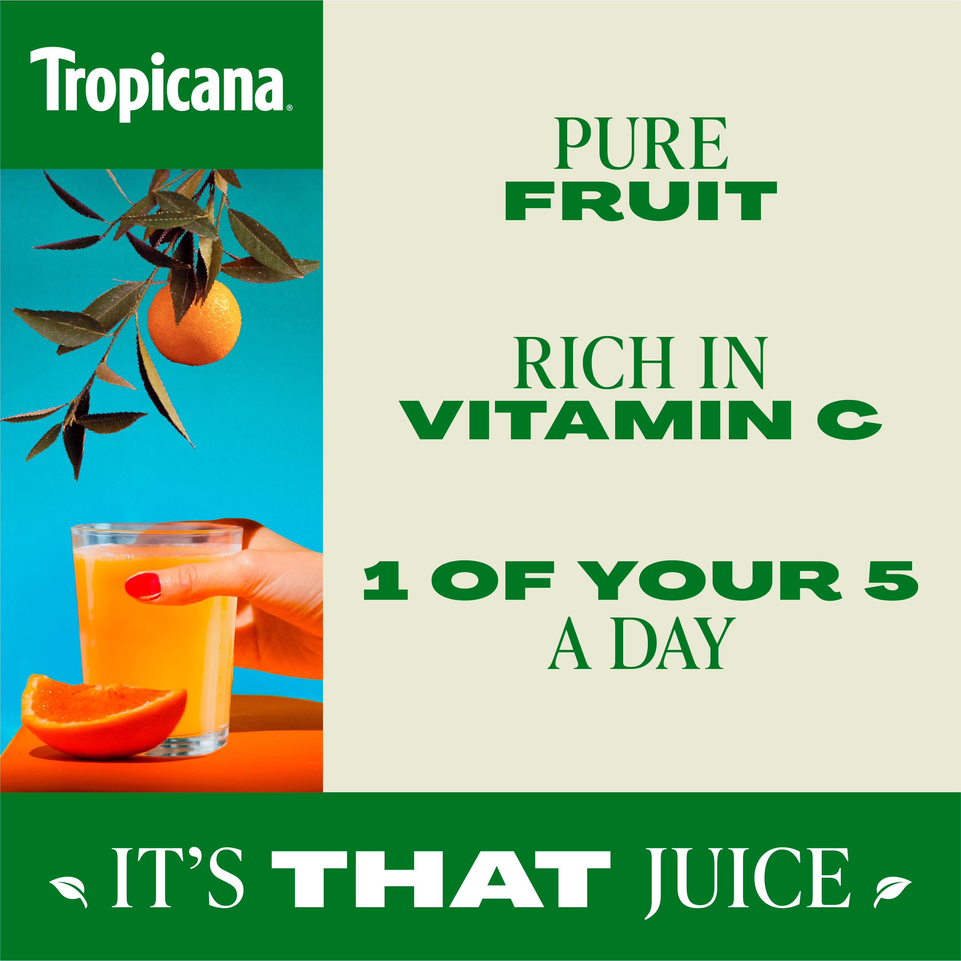 Tropicana Original Orange with Bits Fruit Juice 900ml thumbnail 2