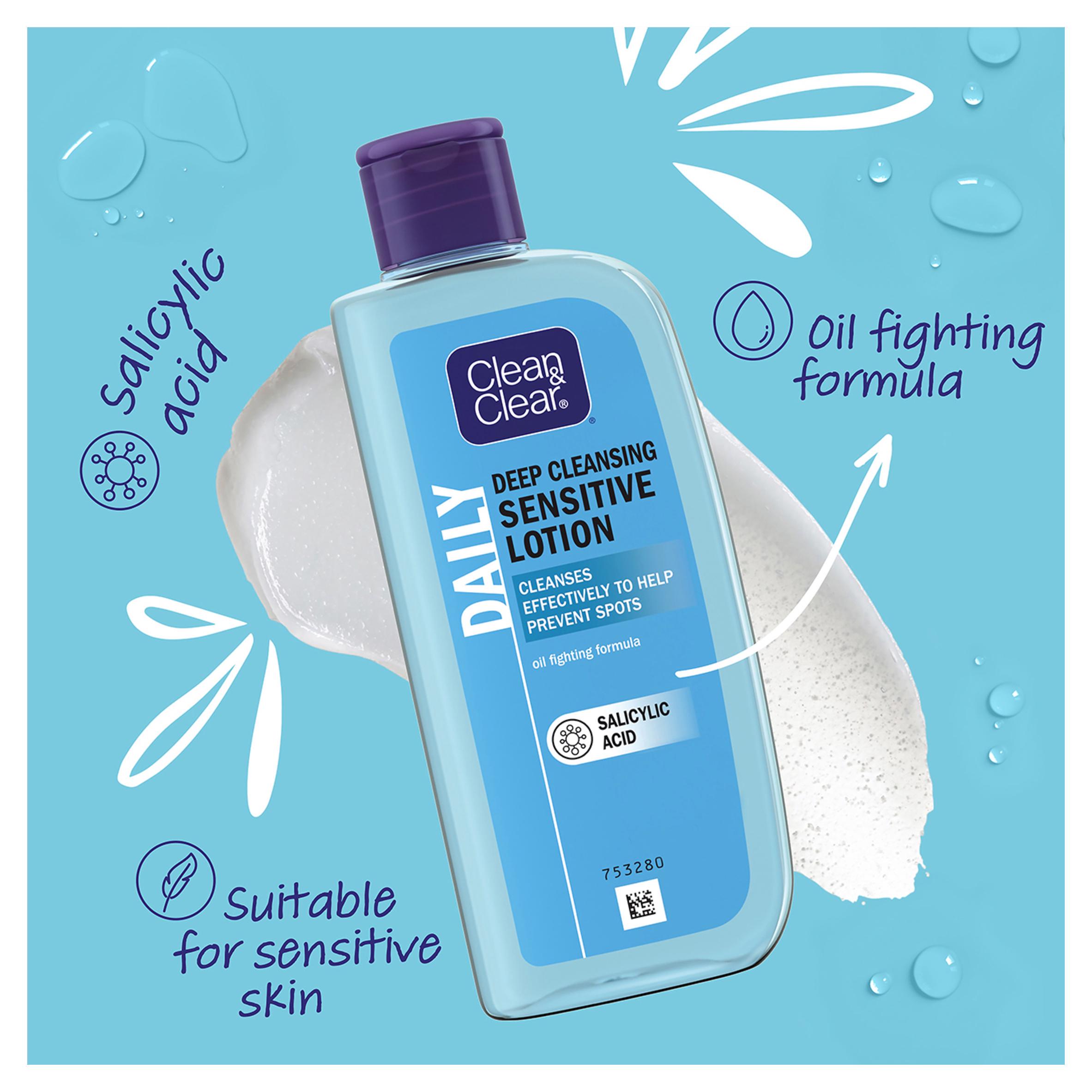 Clean & Clear Deep Cleansing Lotion Sensitive Skin 200ml thumbnail 2