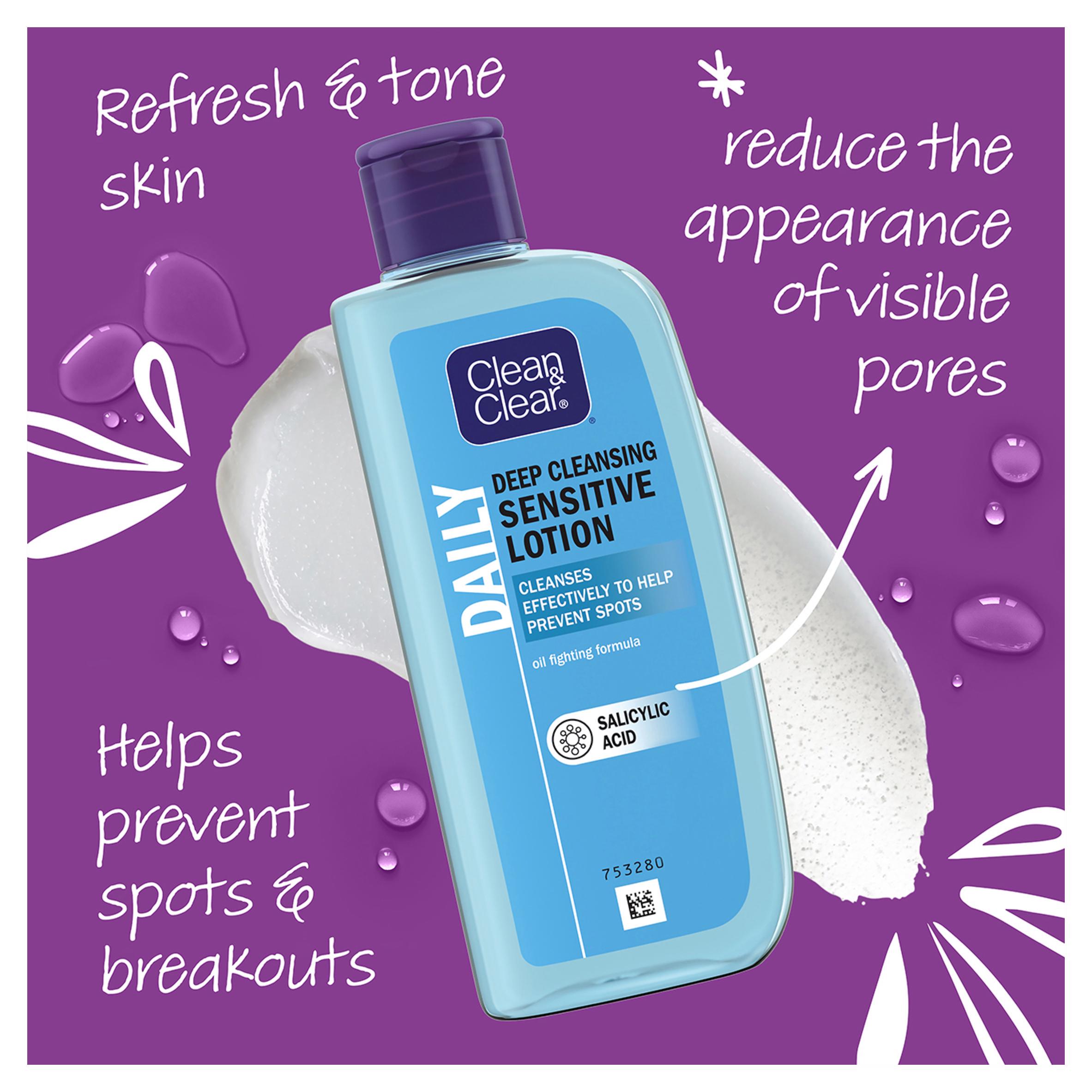 Clean & Clear Deep Cleansing Lotion Sensitive Skin 200ml thumbnail 4