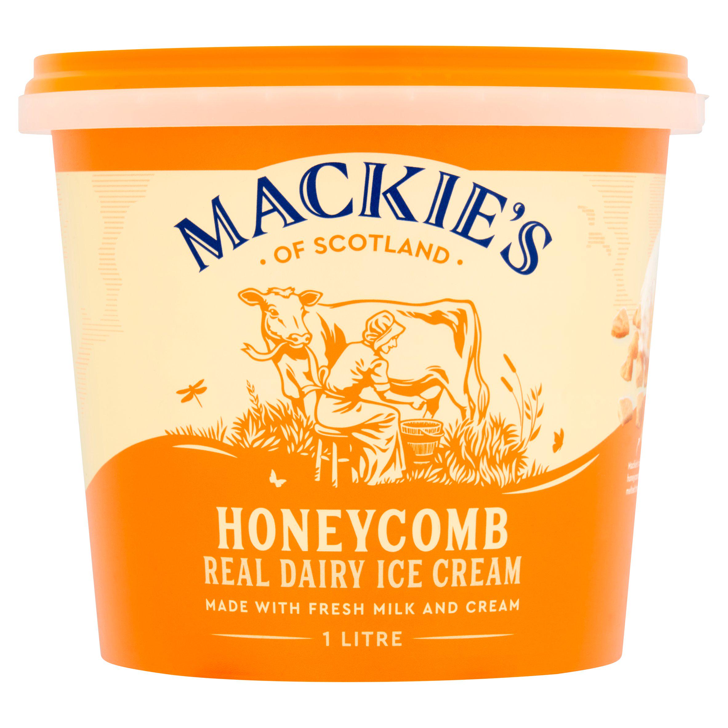 Mackie's Honeycomb Real Dairy Ice Cream