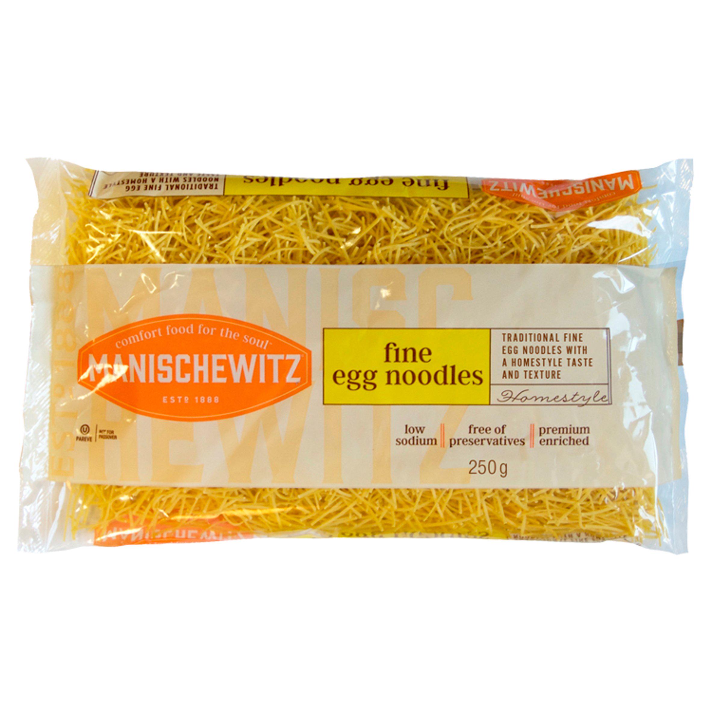 Manischewitz Egg Noodles, Fine 250g