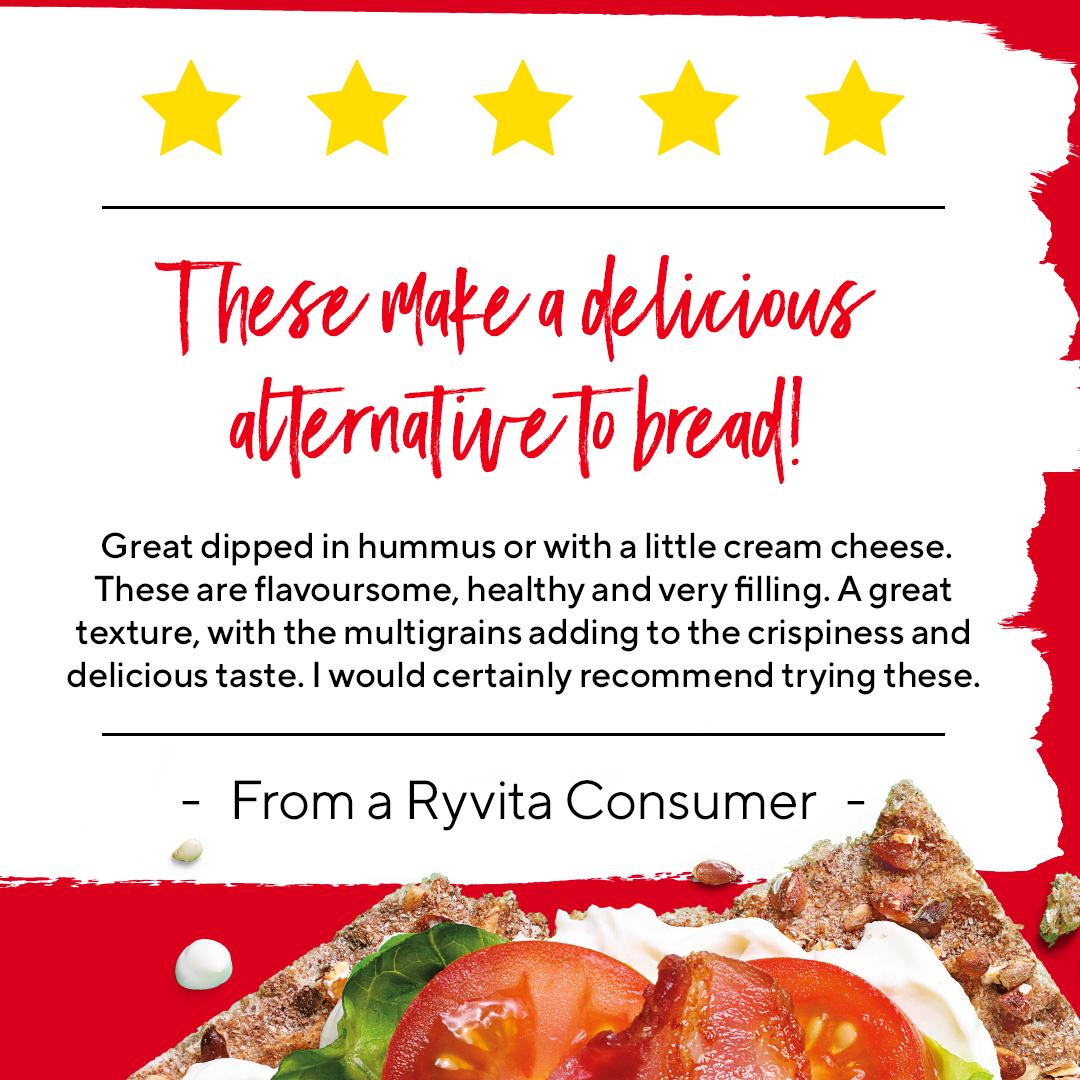 Ryvita Crispbread Multigrain Crackers 250g thumbnail 2