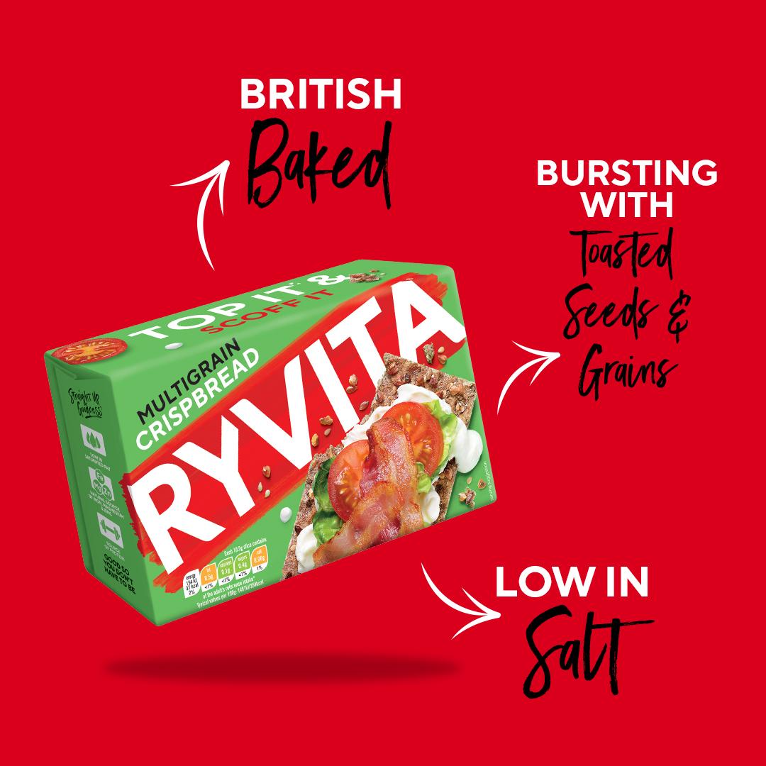 Ryvita Crispbread Multigrain Crackers 250g thumbnail 5