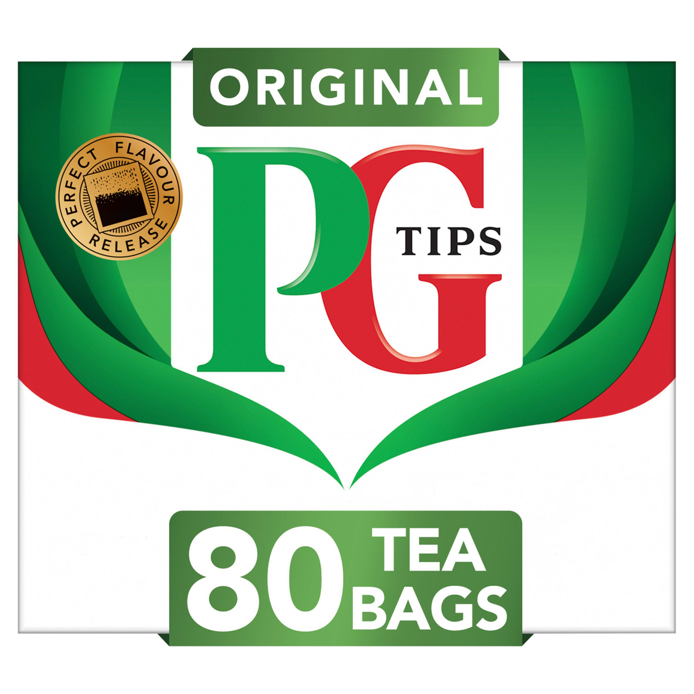 PG Tips Original Black Tea Bags x80