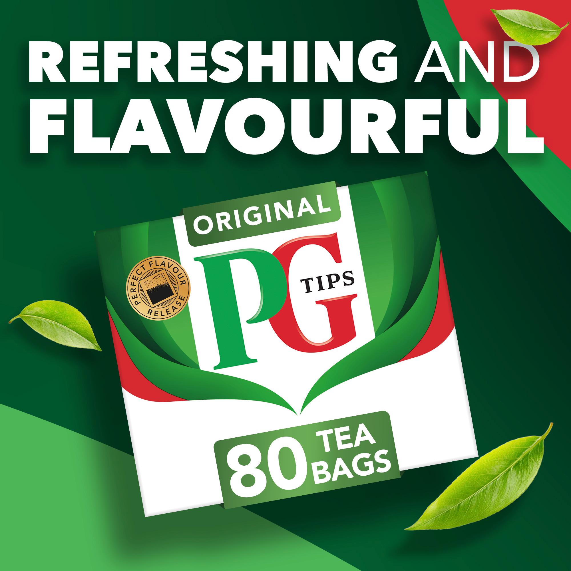 PG Tips Original Black Tea Bags x80 thumbnail 3