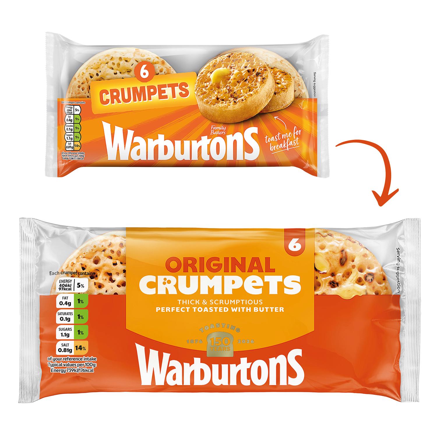 Warburtons Crumpets x6 thumbnail 2