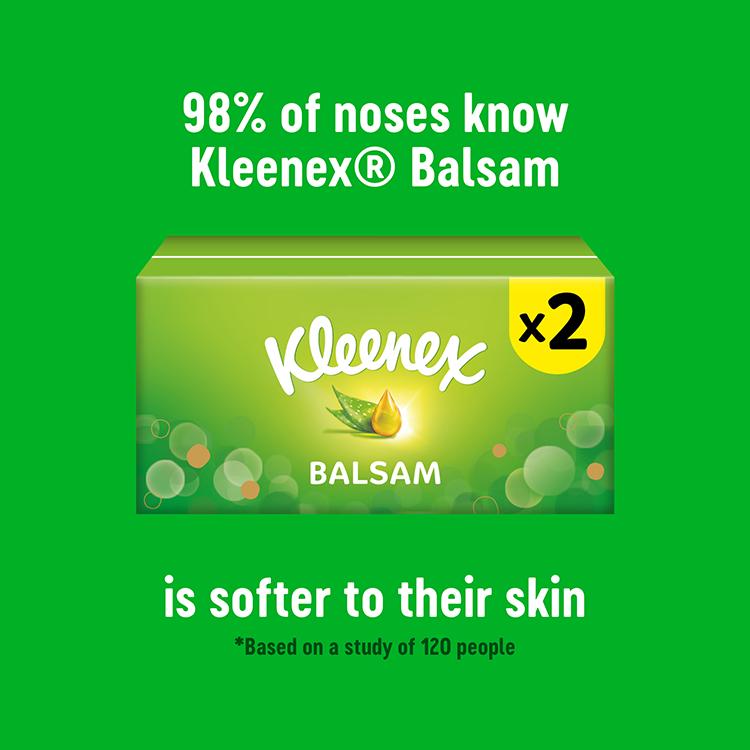 Kleenex Balsam Tissues 2x64 Sheets thumbnail 4