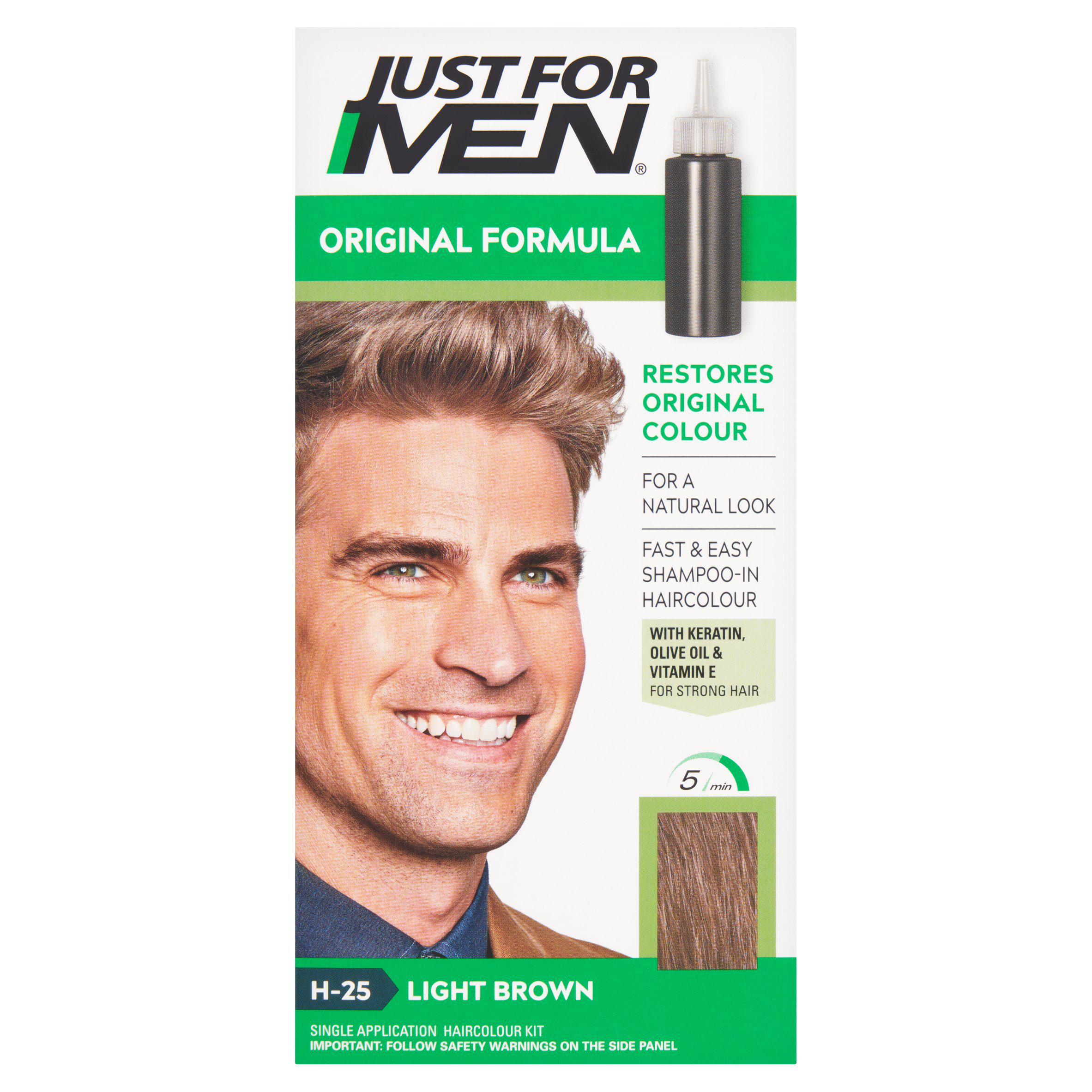Just For Men Hair Colourant Natural Light Brown