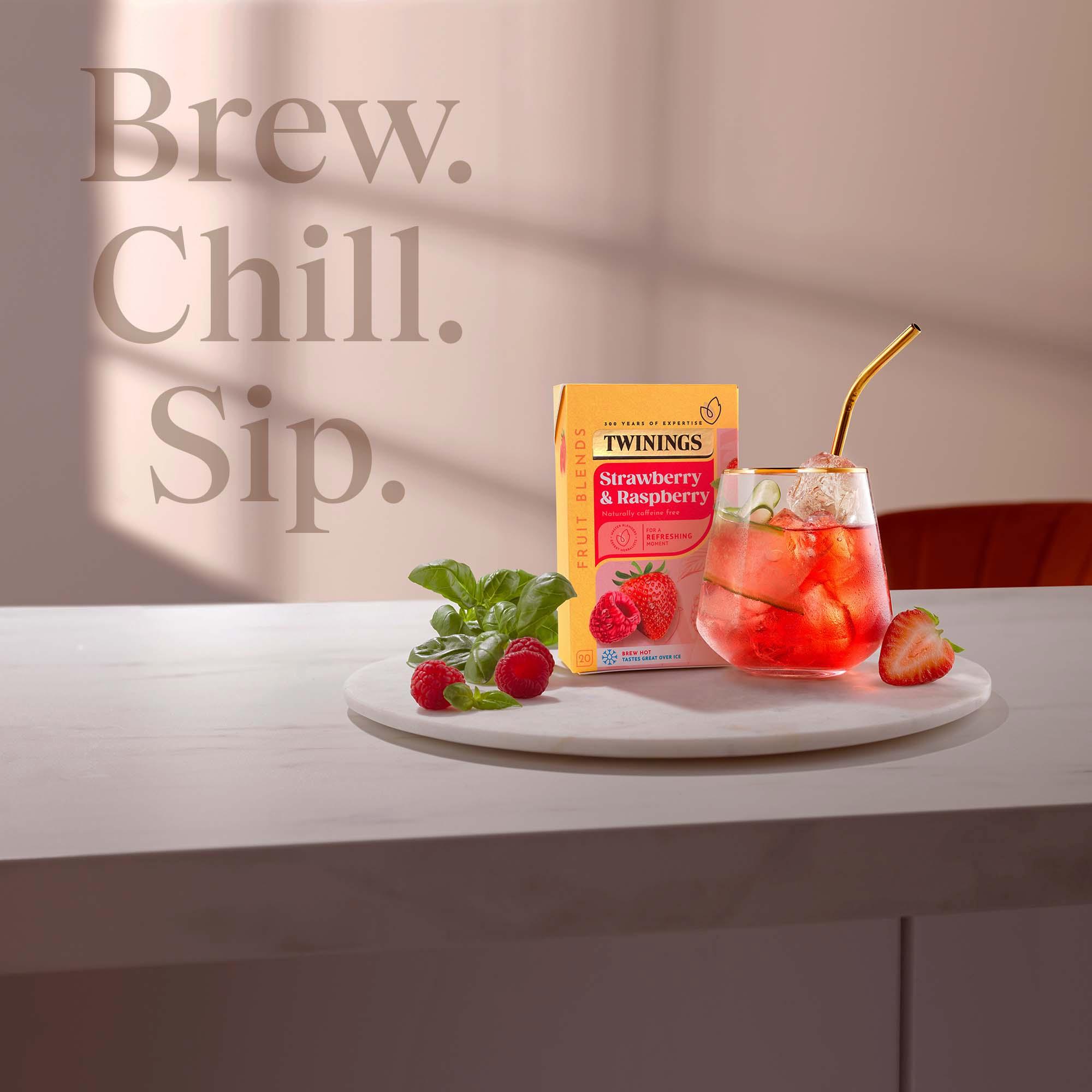 Twinings Strawberry & Raspberry Tea, 20 Tea Bags thumbnail 6