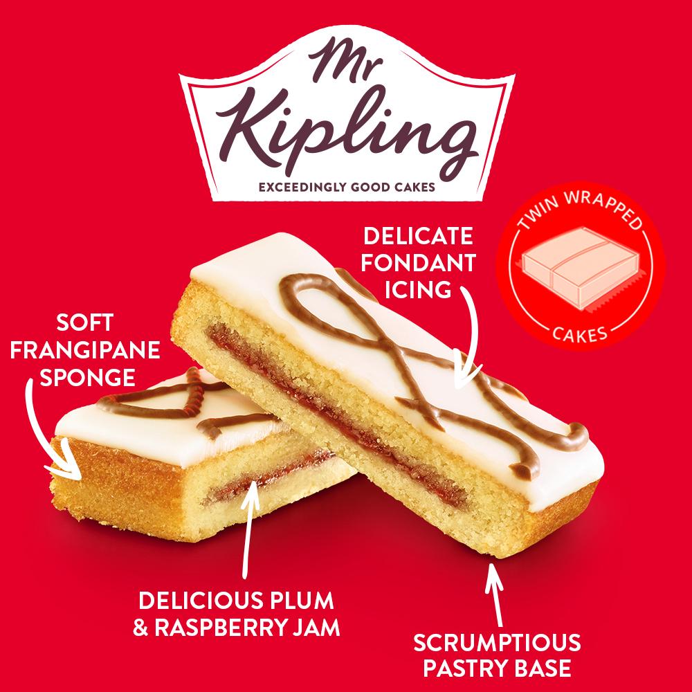 Mr Kipling Bakewell Cake Slices X6 thumbnail 2
