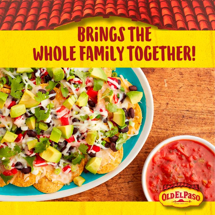 Old El Paso Mexican Original Cheesy Baked Nacho Kit 505g thumbnail 3