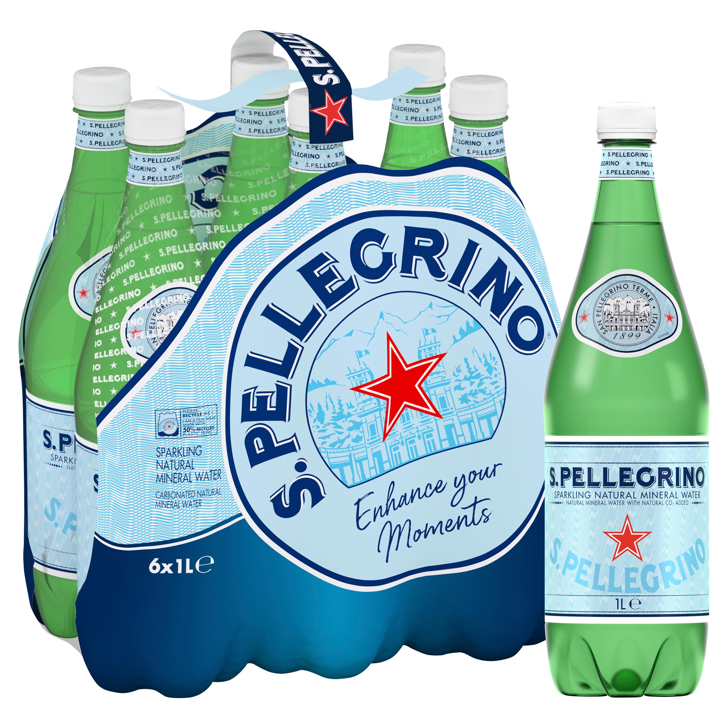 San Pellegrino Sparkling Natural Mineral Water 6x1L thumbnail 5